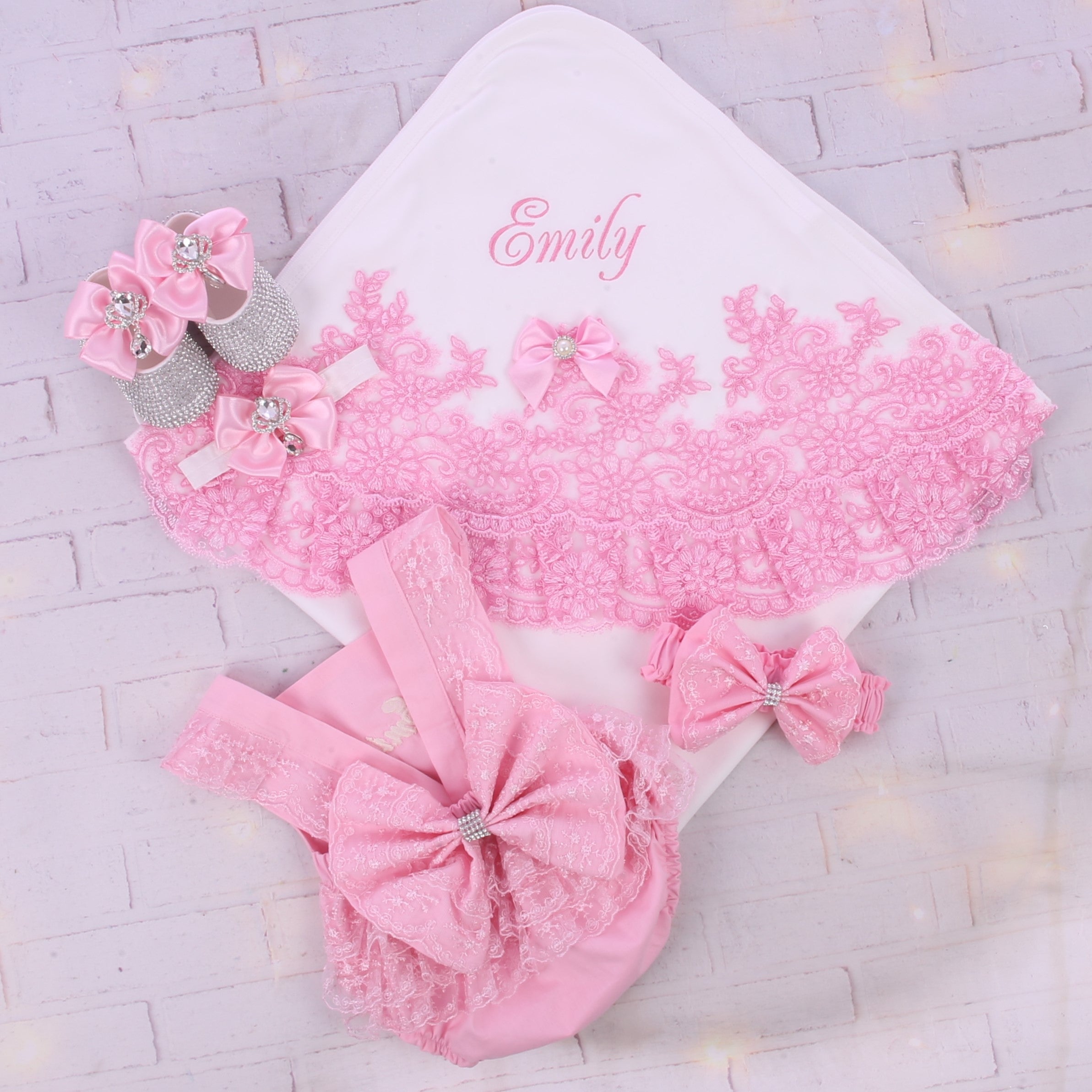 Pink Bow & Lace Princess