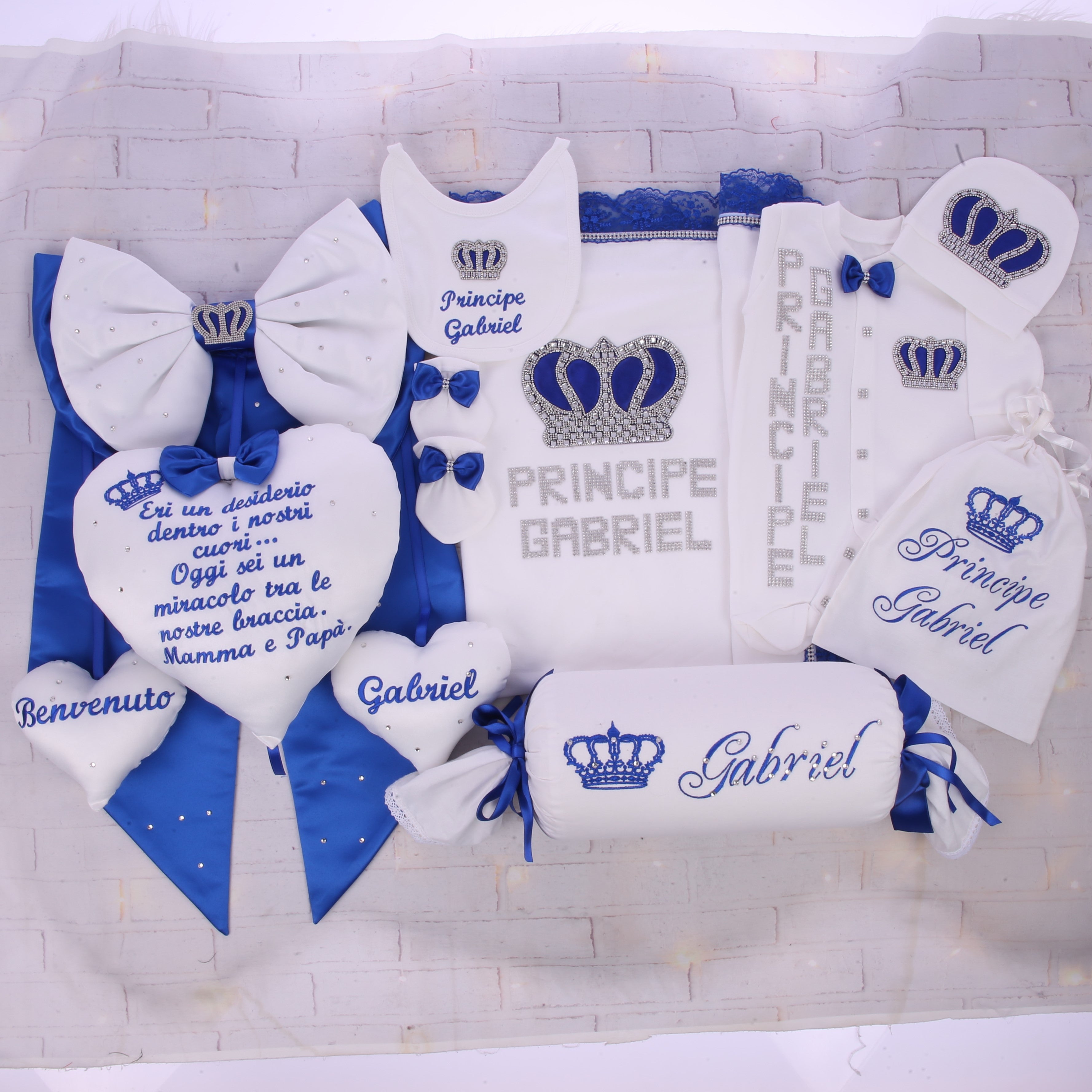 Classic Blue Principe Layette