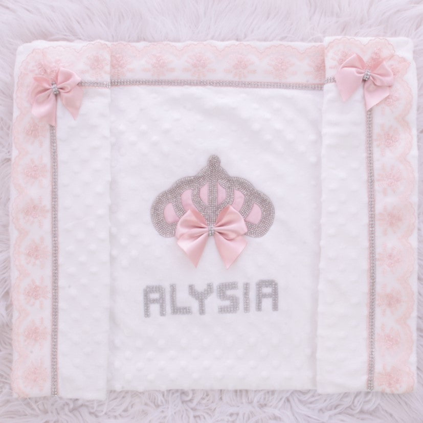 Princess's Pink Bow Blanket