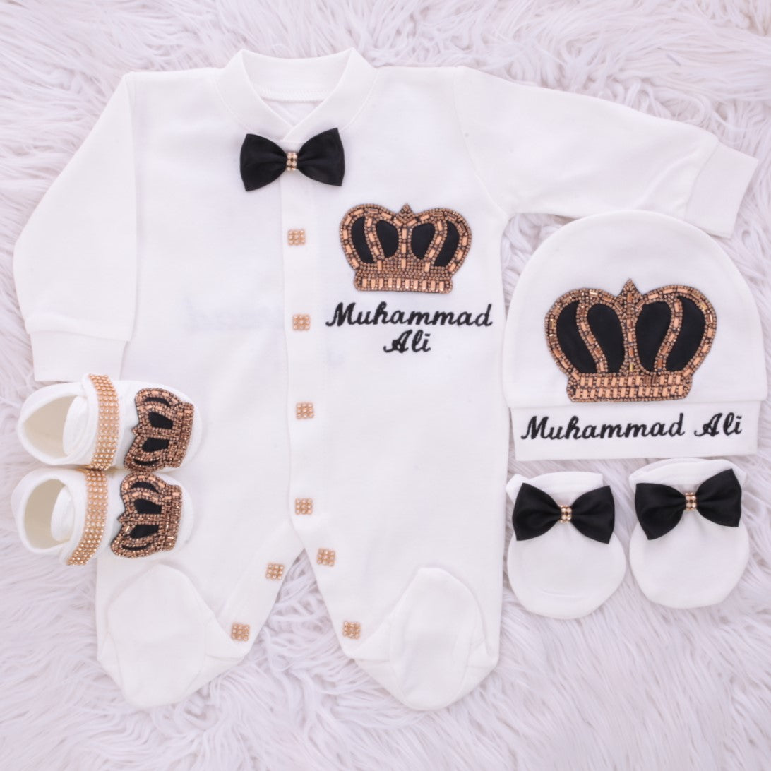 Conjunto de ropa de príncipe palaciego