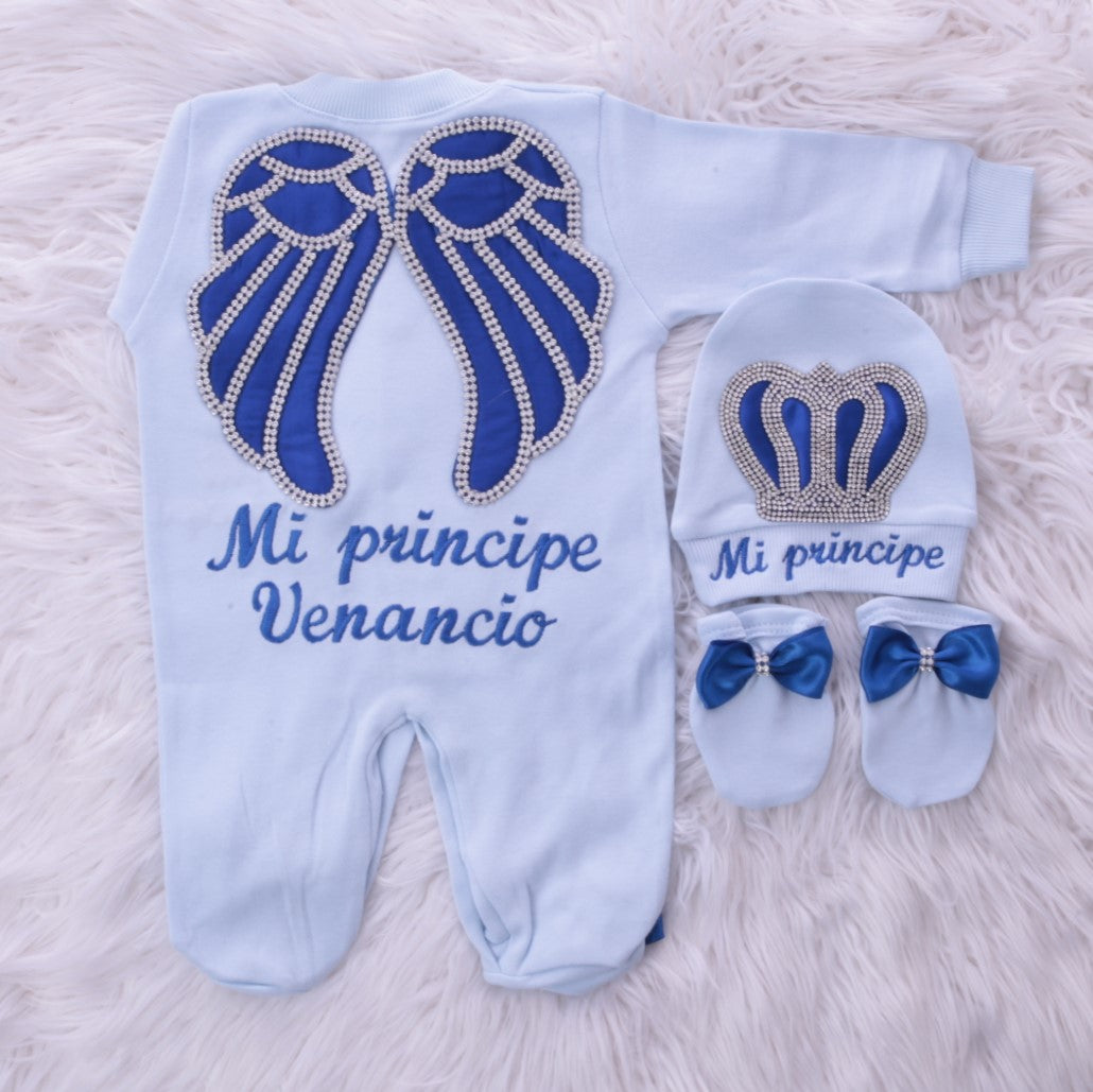 Conjunto de ángeles con resplandor real