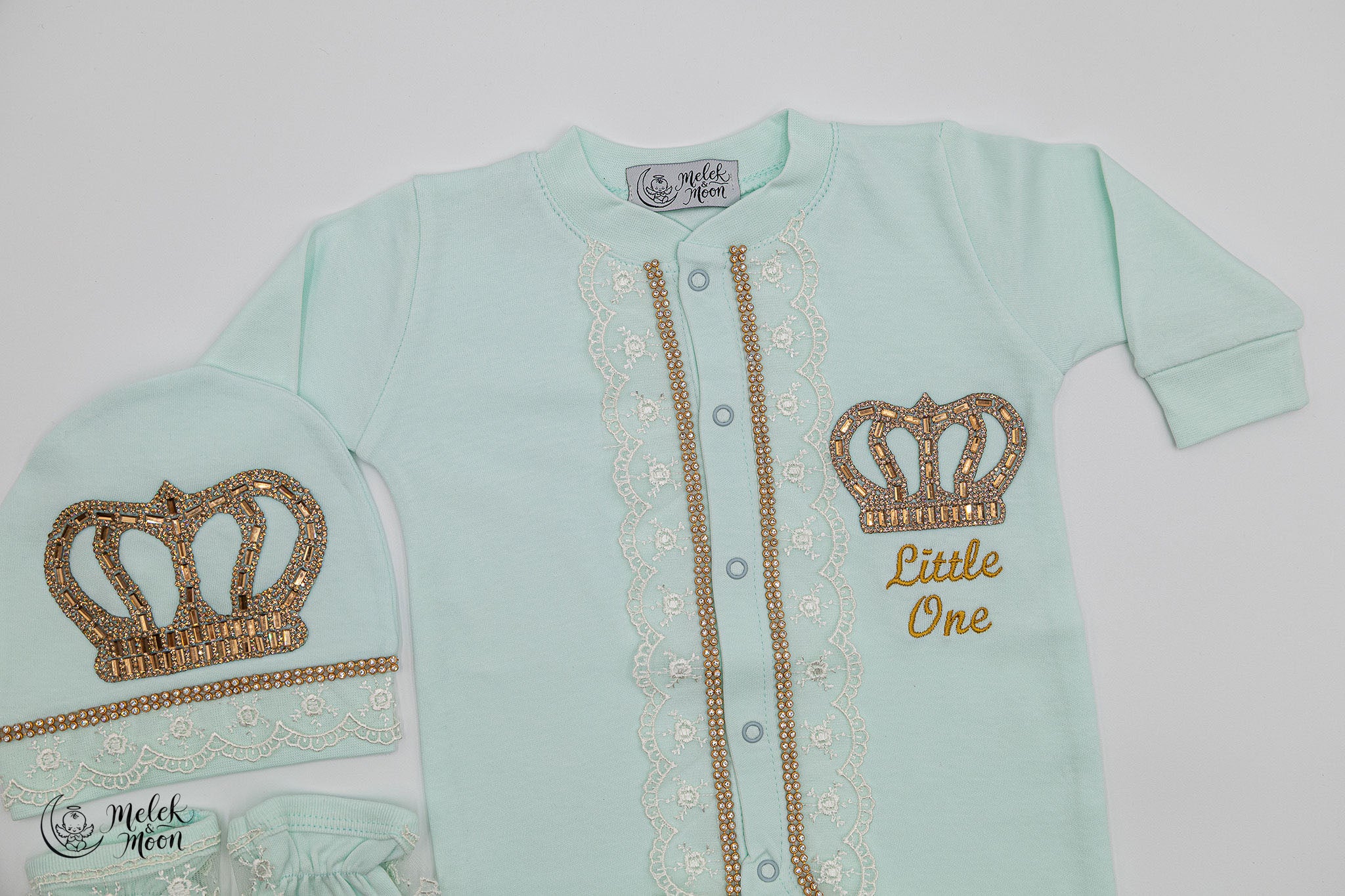 Luxe Mint Crown Prince Set