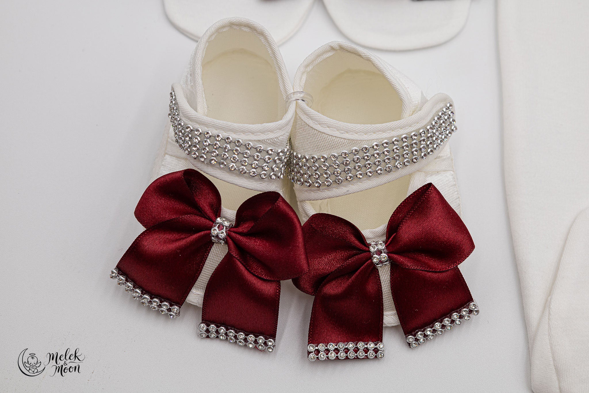 Burgundy Pearl Royale Heart Set