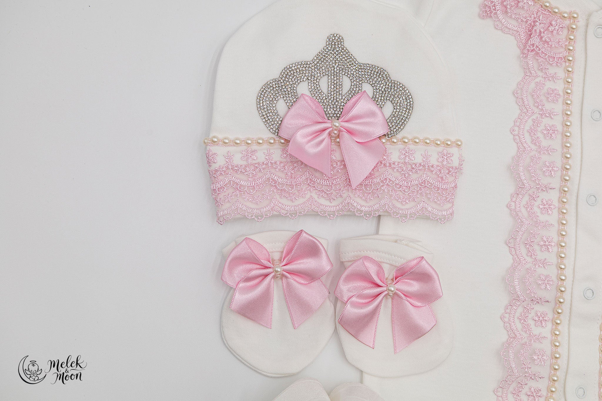 Princess Blush Crown Set