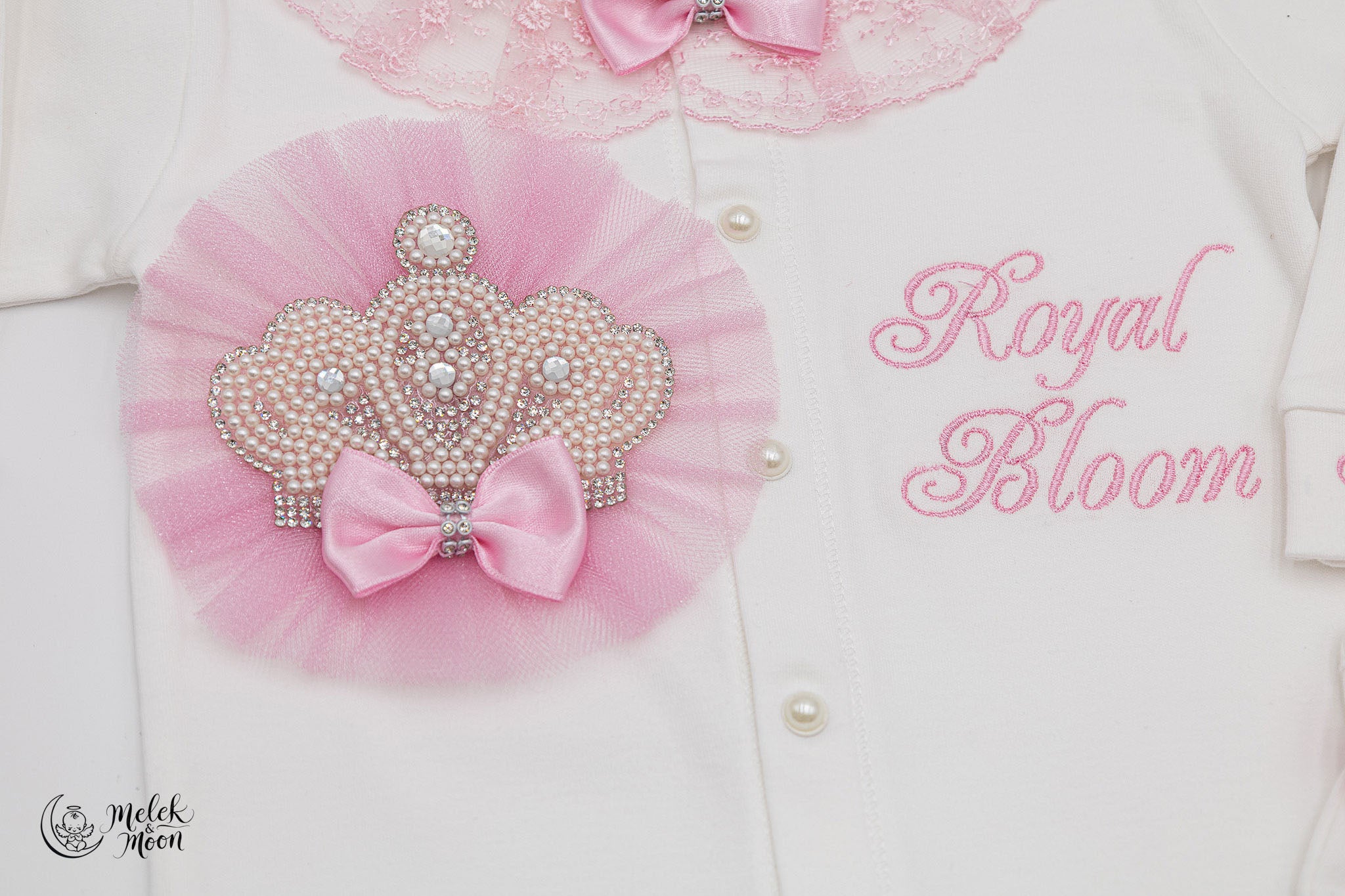 Rosy Crown Blossom Set