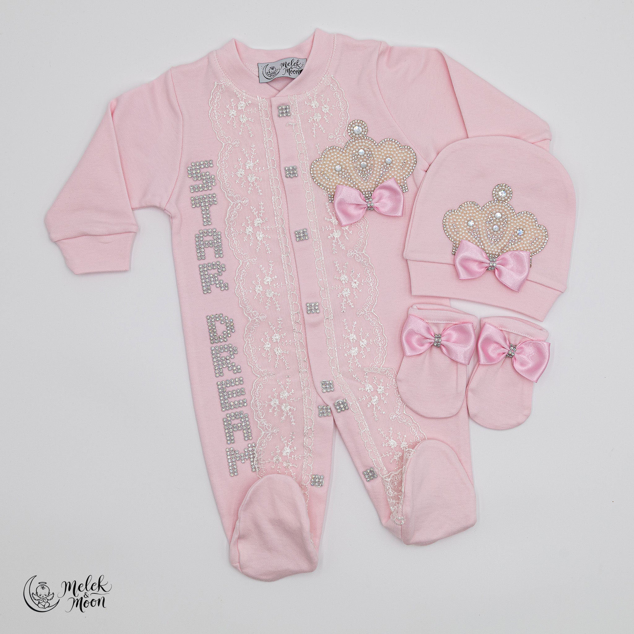 Ensemble de breloques Pink Infant Bliss
