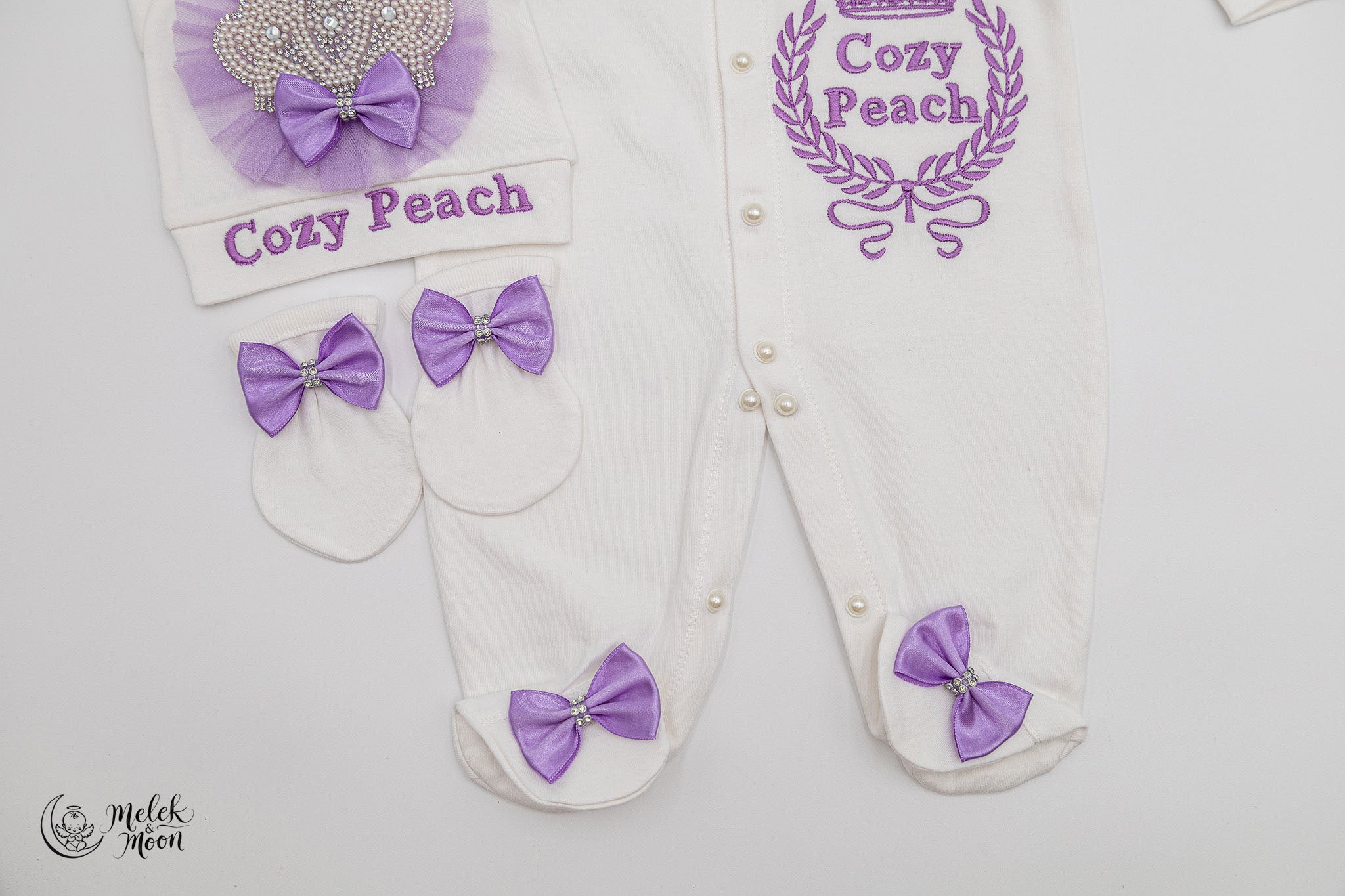 Majestic Violet Blossom Set