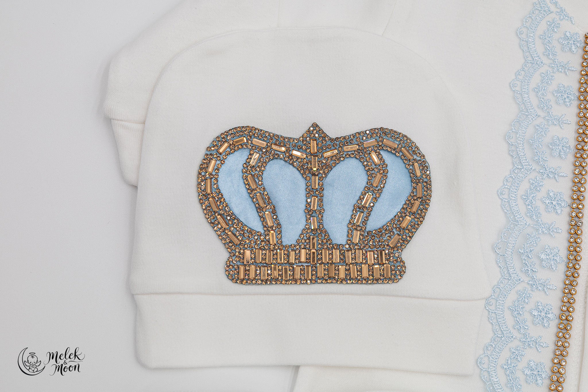 White & Blue Little Royale Set