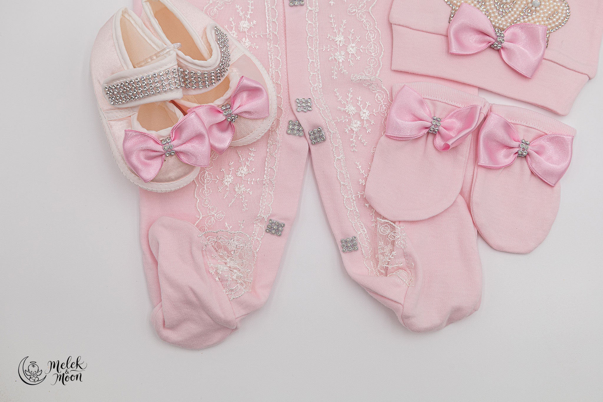 Blush Bloom Crown Set