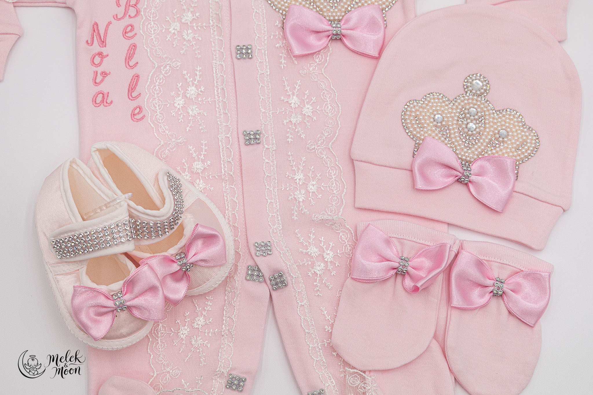 Blush Bloom Crown Set