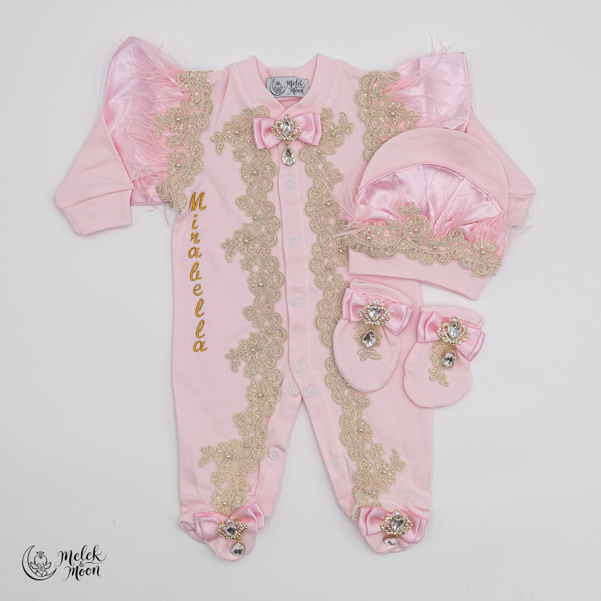 Blushing Feather Princess Set