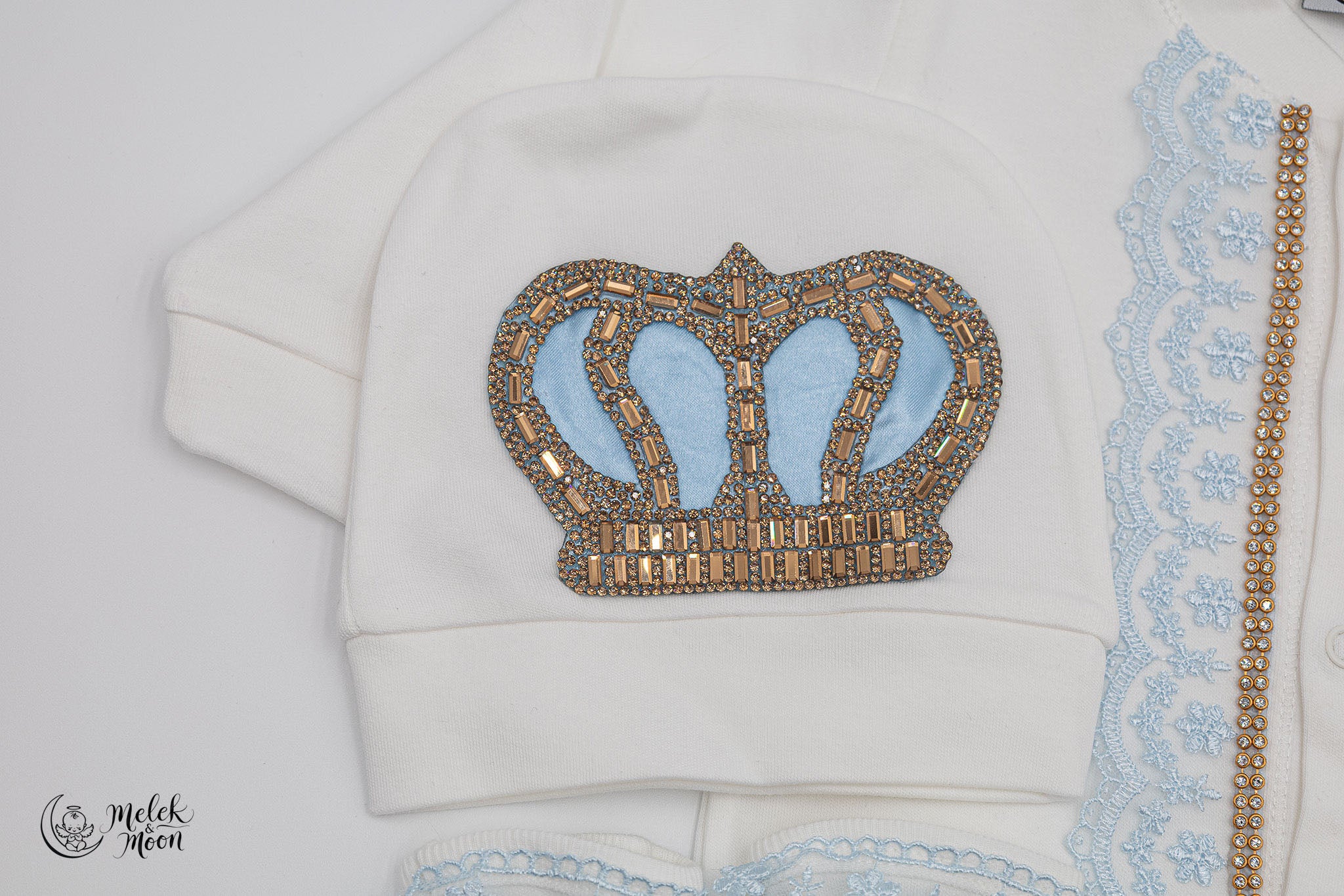 Tenue de nouveau-né Snowy Azure