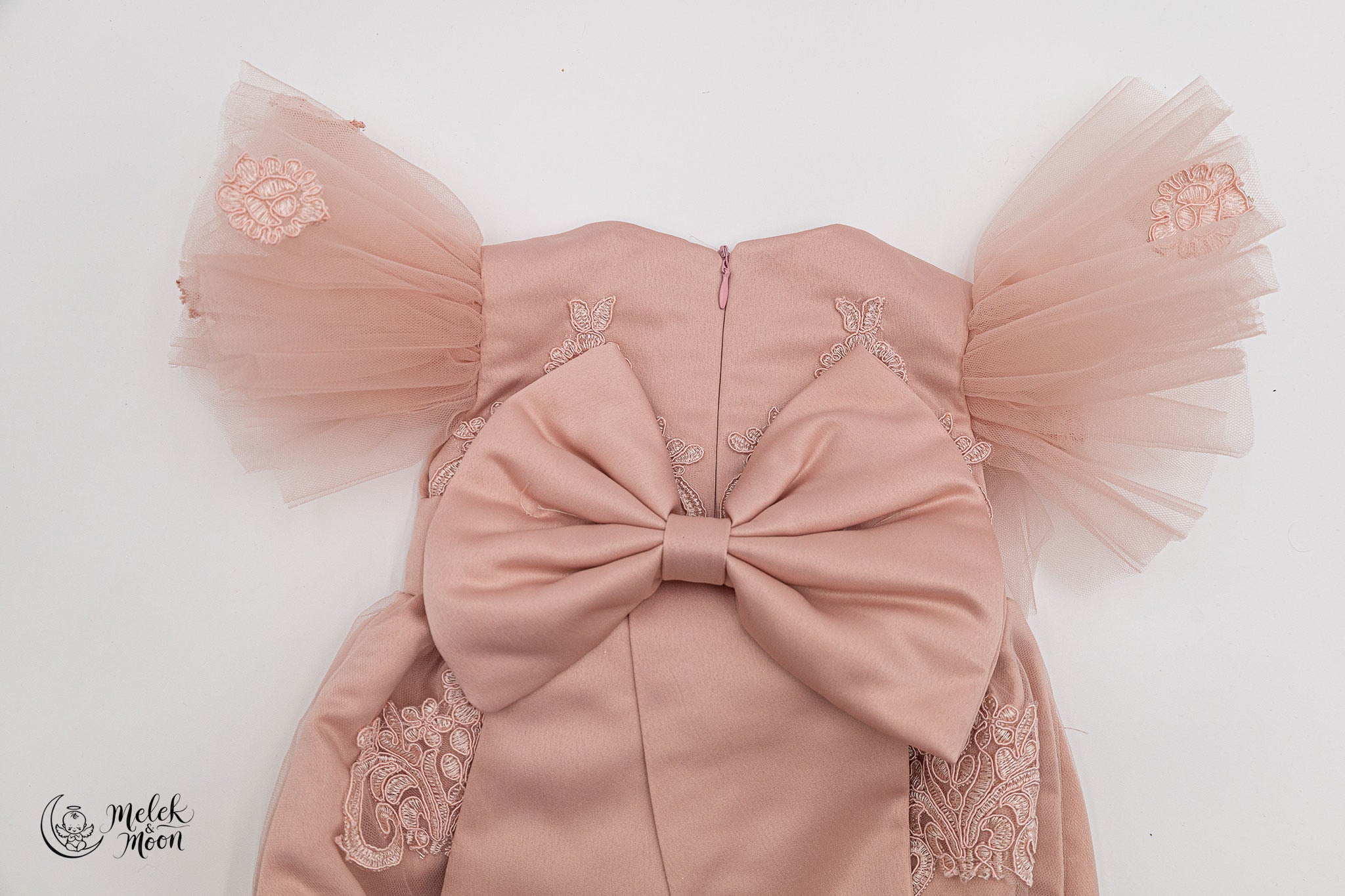 Blush Lace Tulle Angel Set