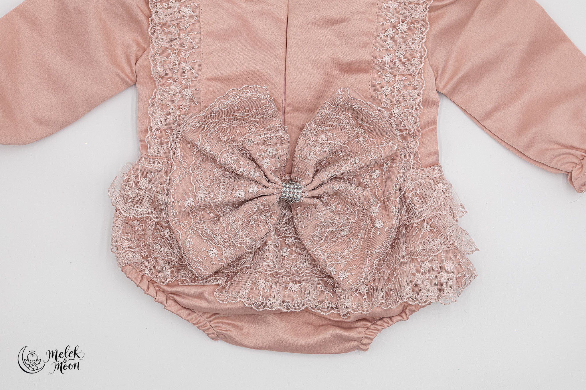 Soft Taupe Princess Bow Set