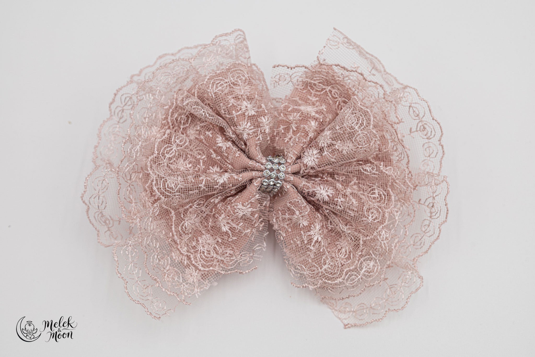 Soft Taupe Princess Bow Set