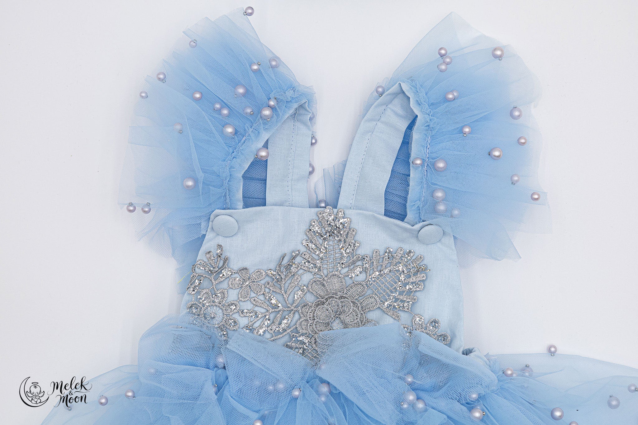 Winter Angel Pearl Tutu Set