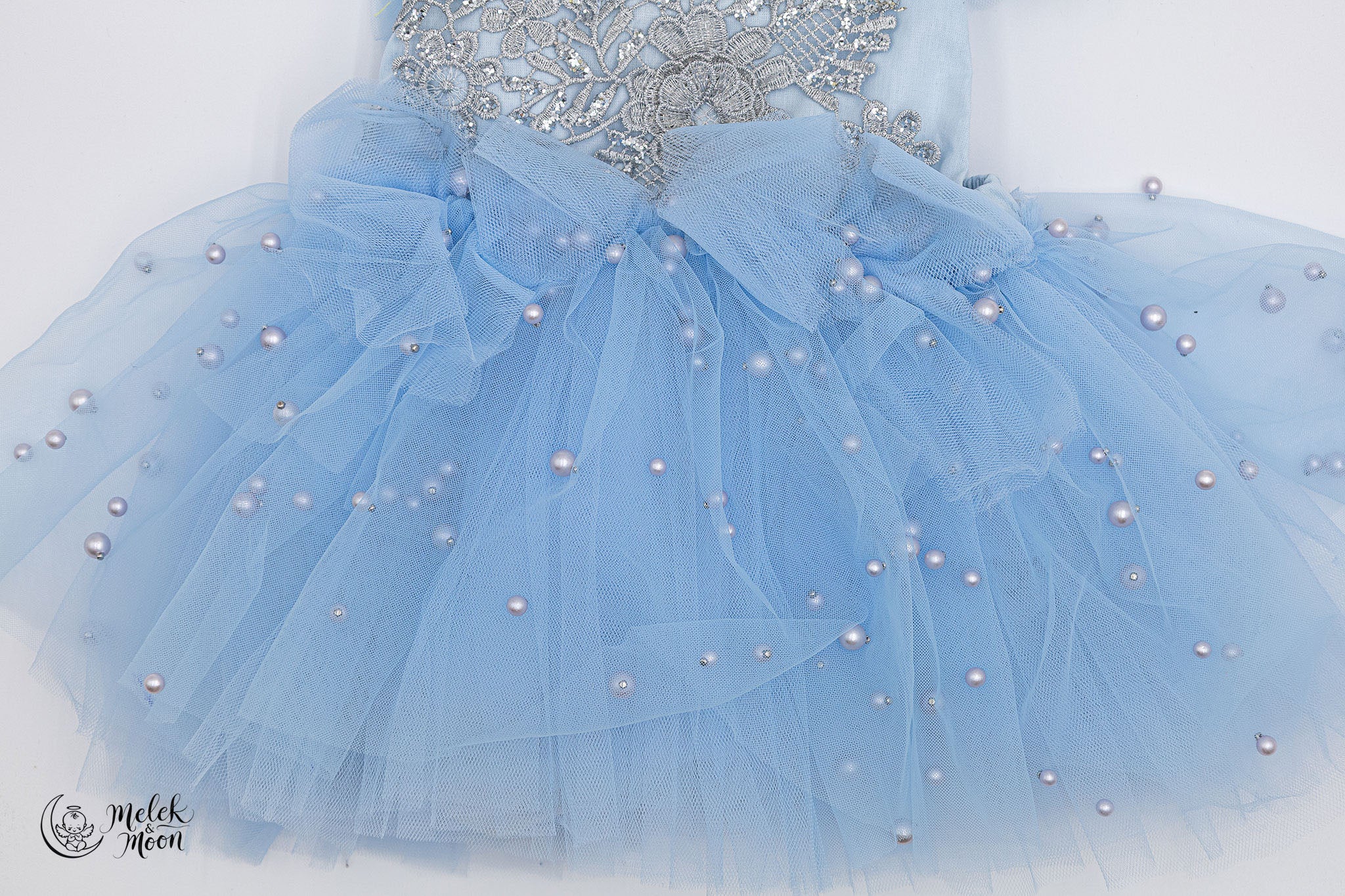 Winter Angel Pearl Tutu Set