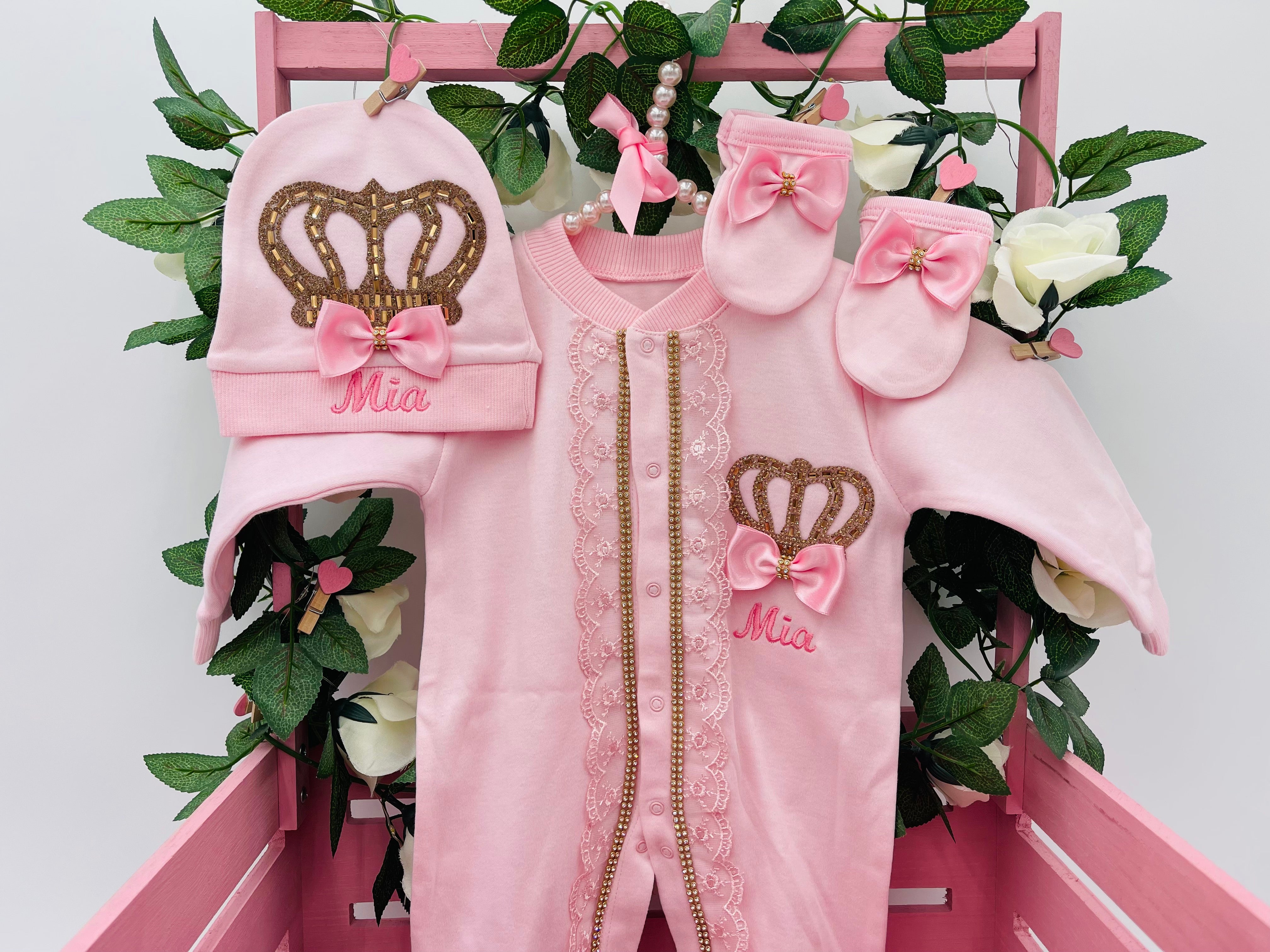 Conjunto de pétalos de princesa radiante para niña