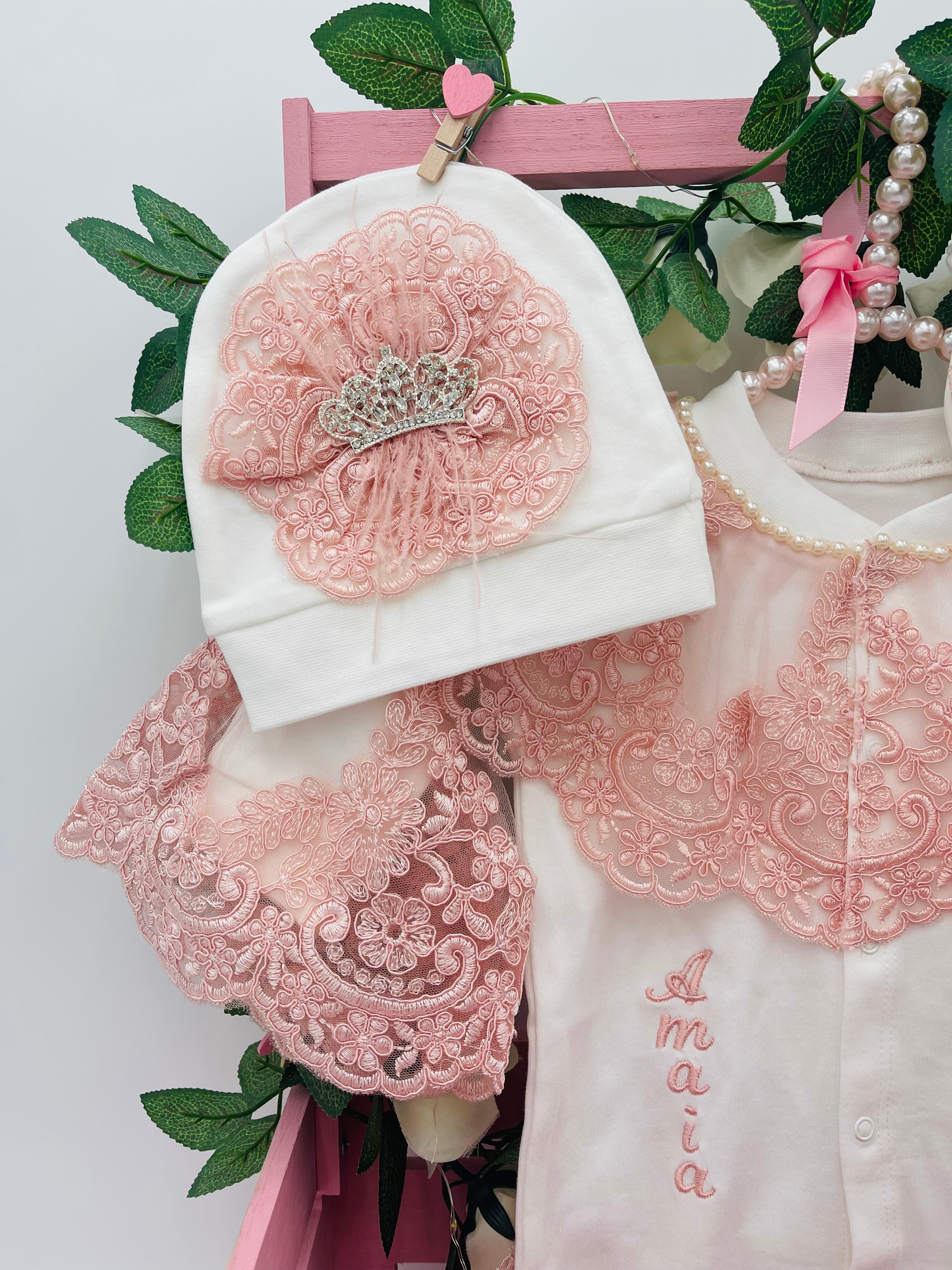 Ensemble d'héritage en dentelle chérie