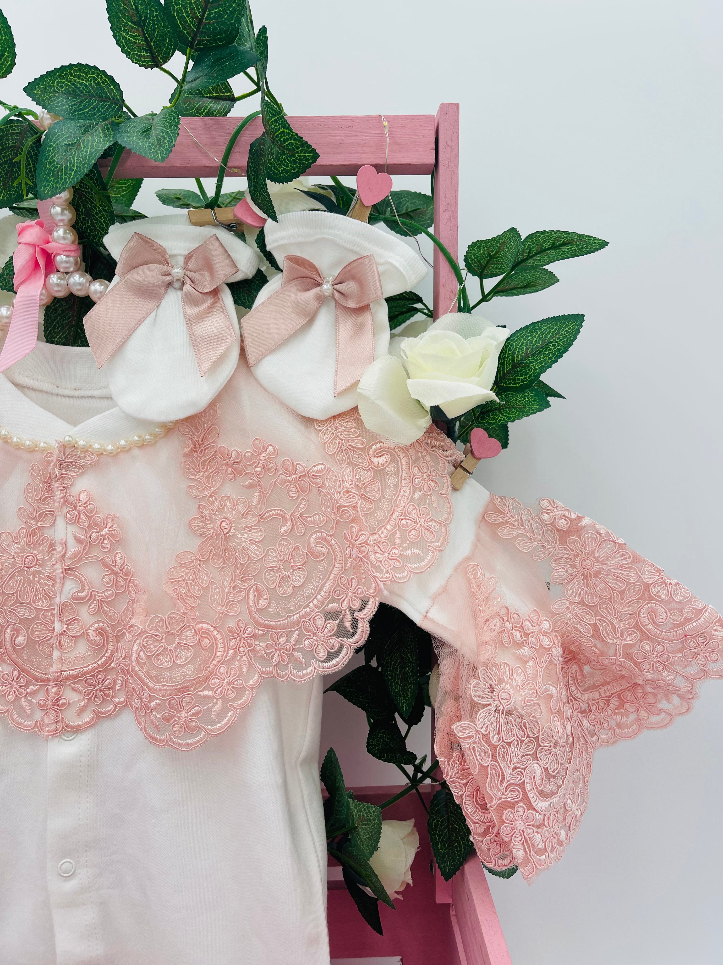 Ensemble d'héritage en dentelle chérie