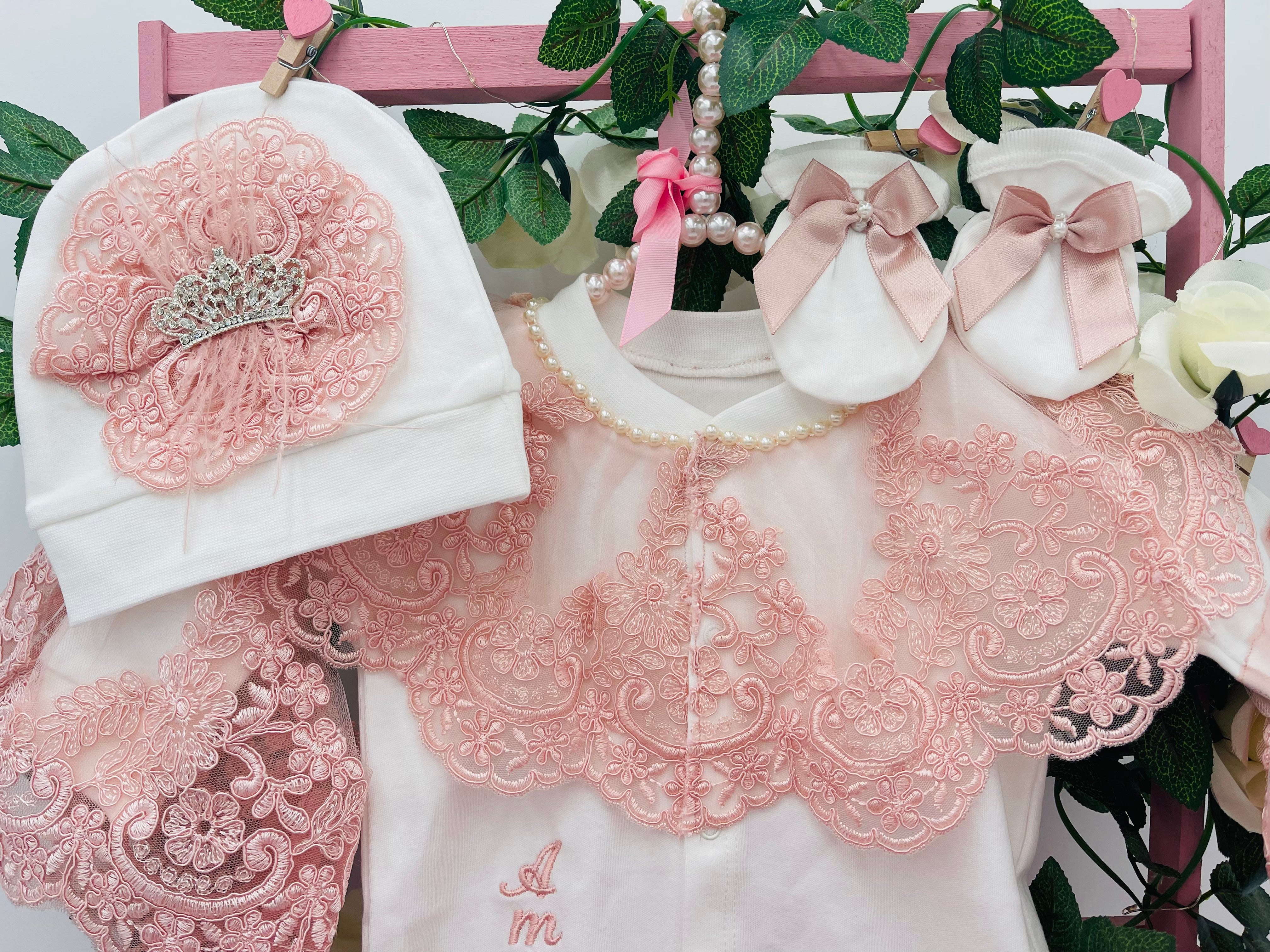 Ensemble d'héritage en dentelle chérie