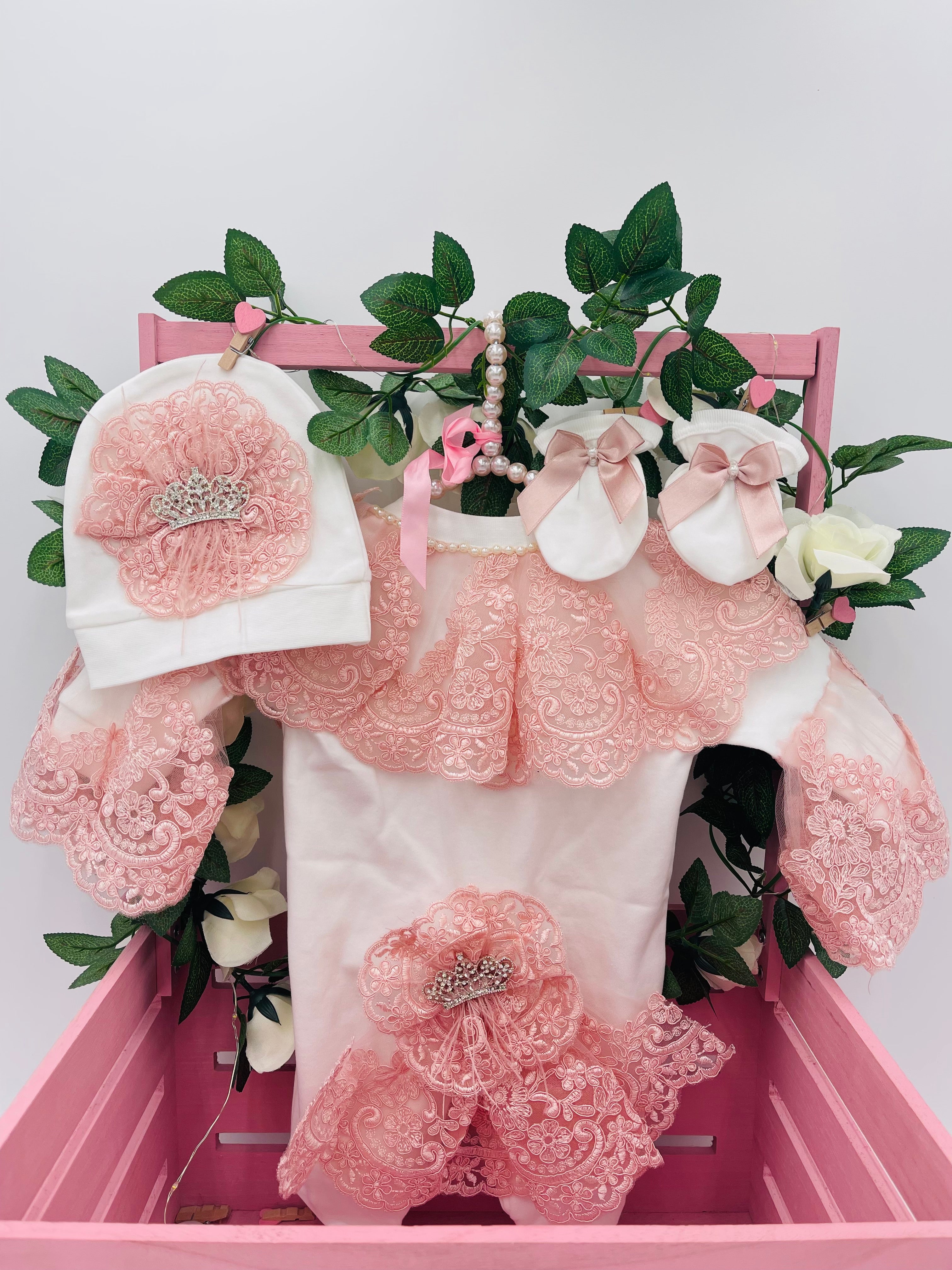 Ensemble d'héritage en dentelle chérie