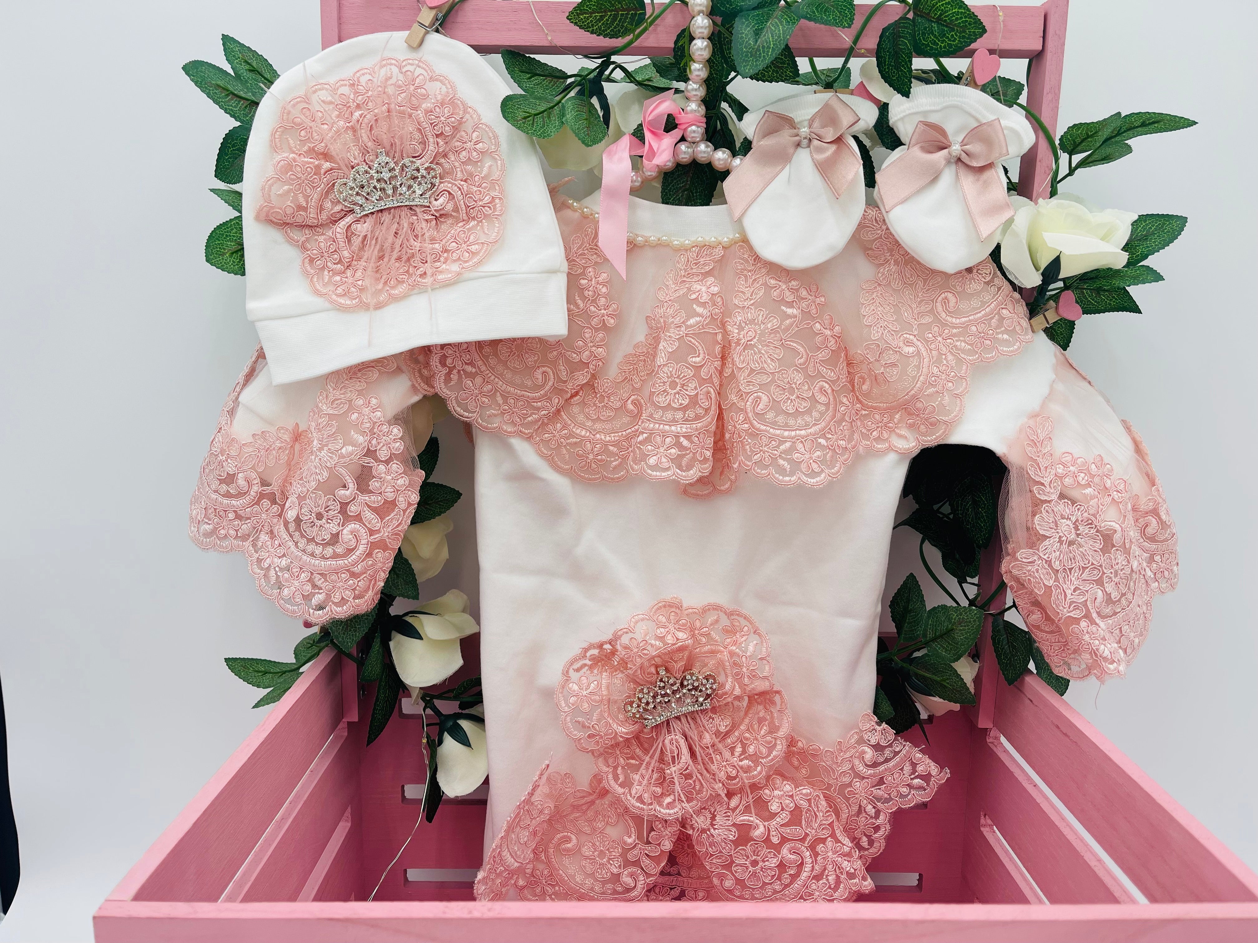 Ensemble d'héritage en dentelle chérie