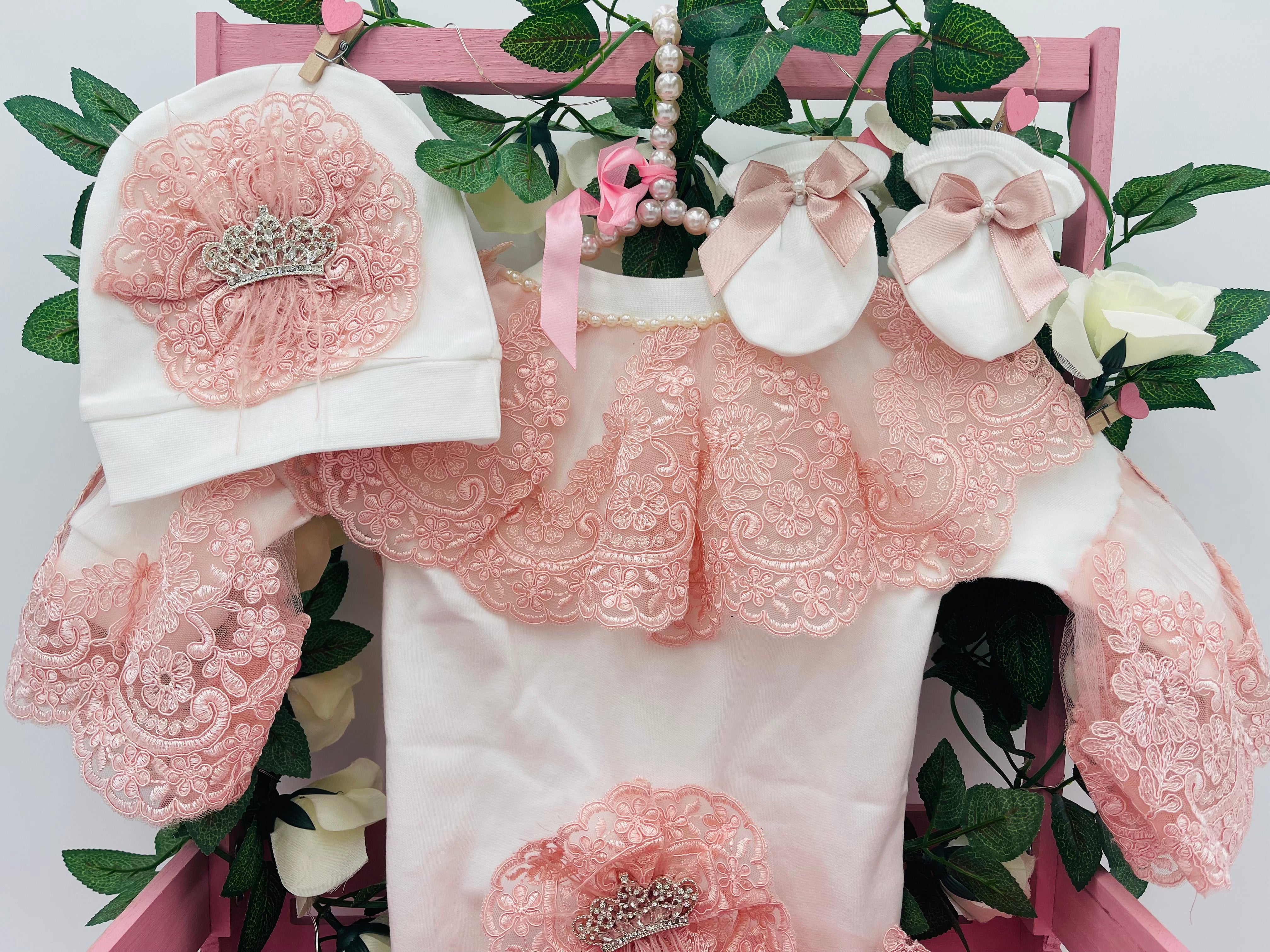 Ensemble d'héritage en dentelle chérie