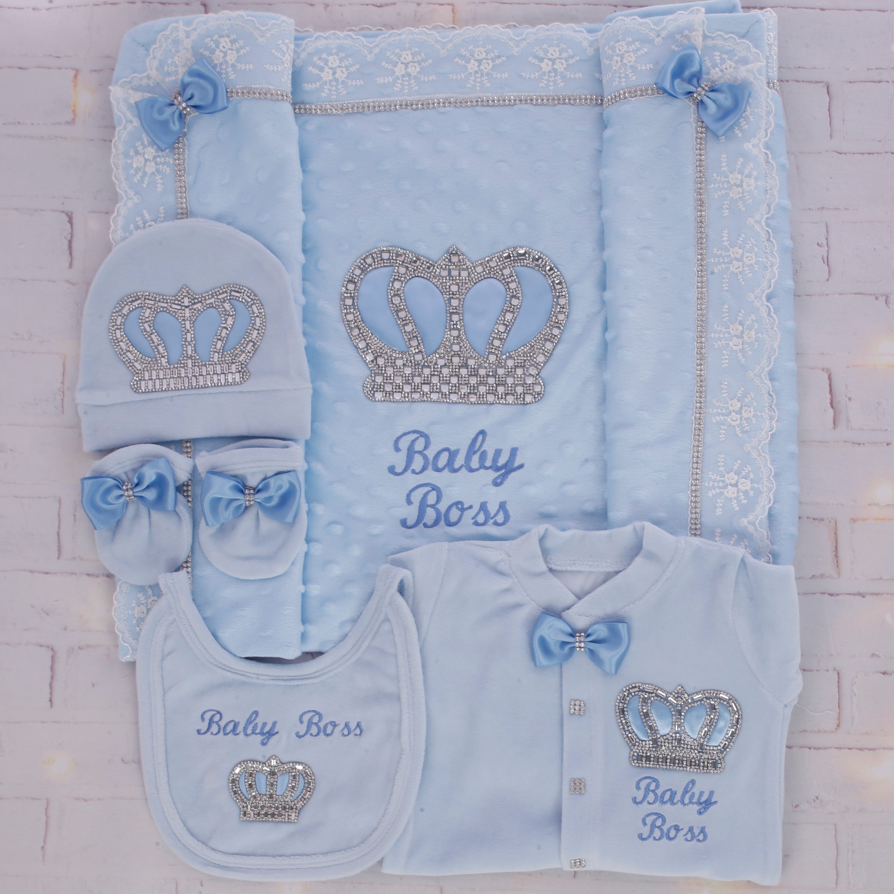 Tiny Monarch Blue Luxury Set