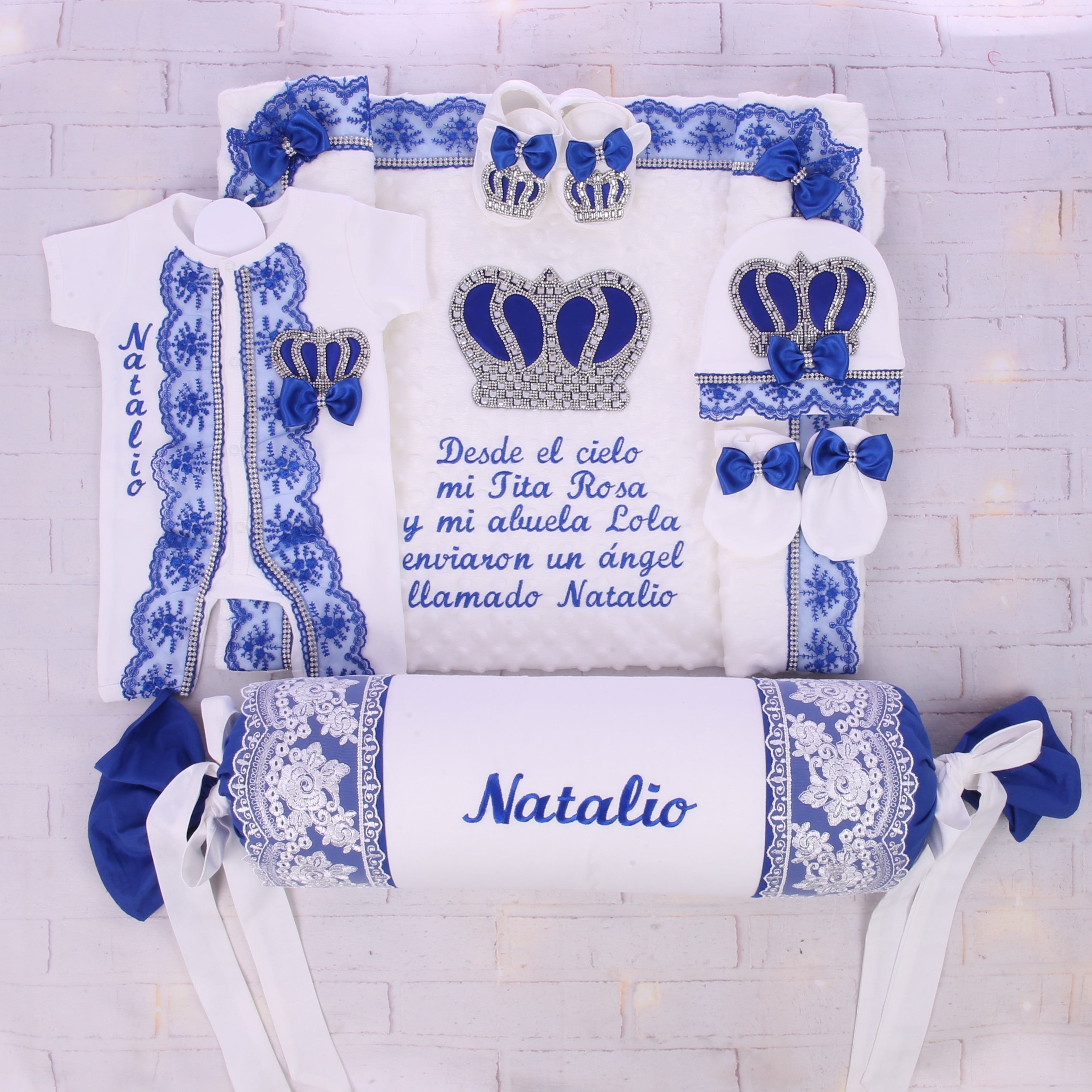 Elegant Blue Lace Prince