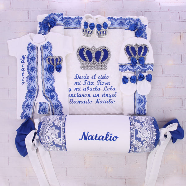 Elegant Blue Lace Prince