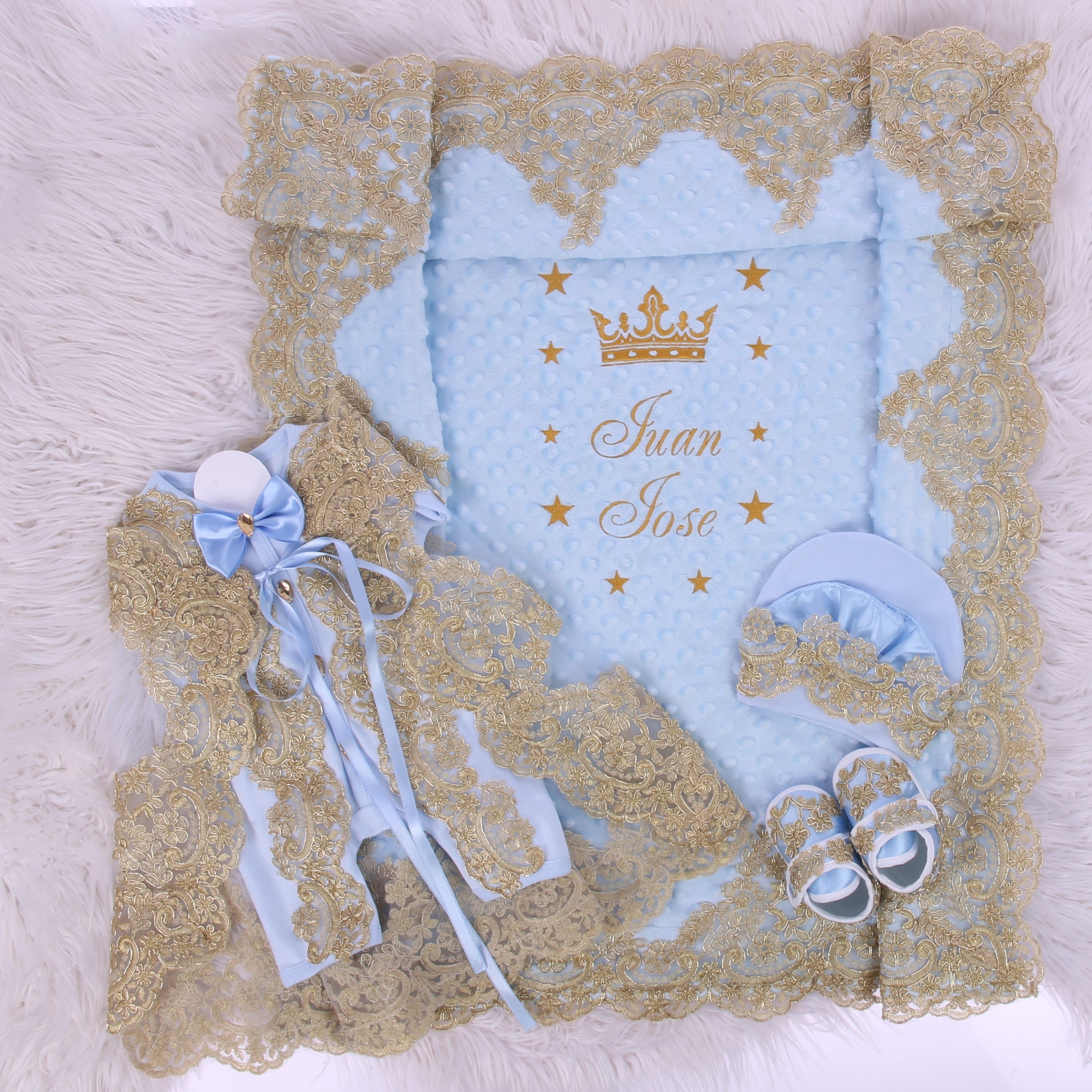 Blue Diamond Prince Baby Set