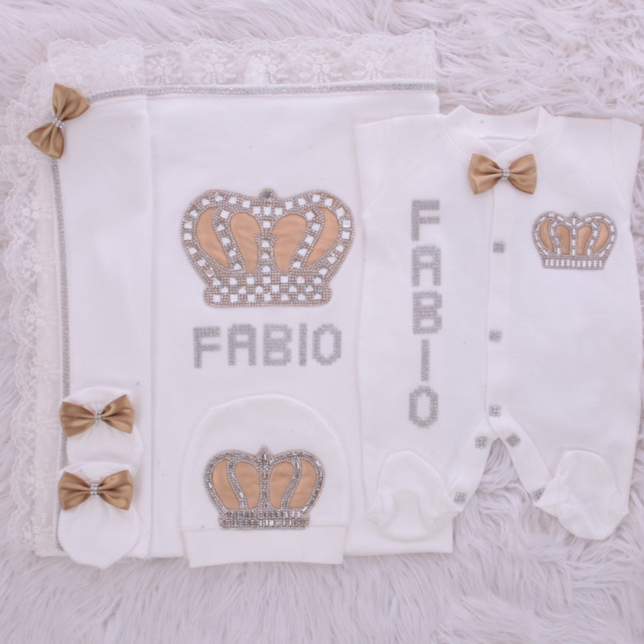 Majestic Monogram Baby Set