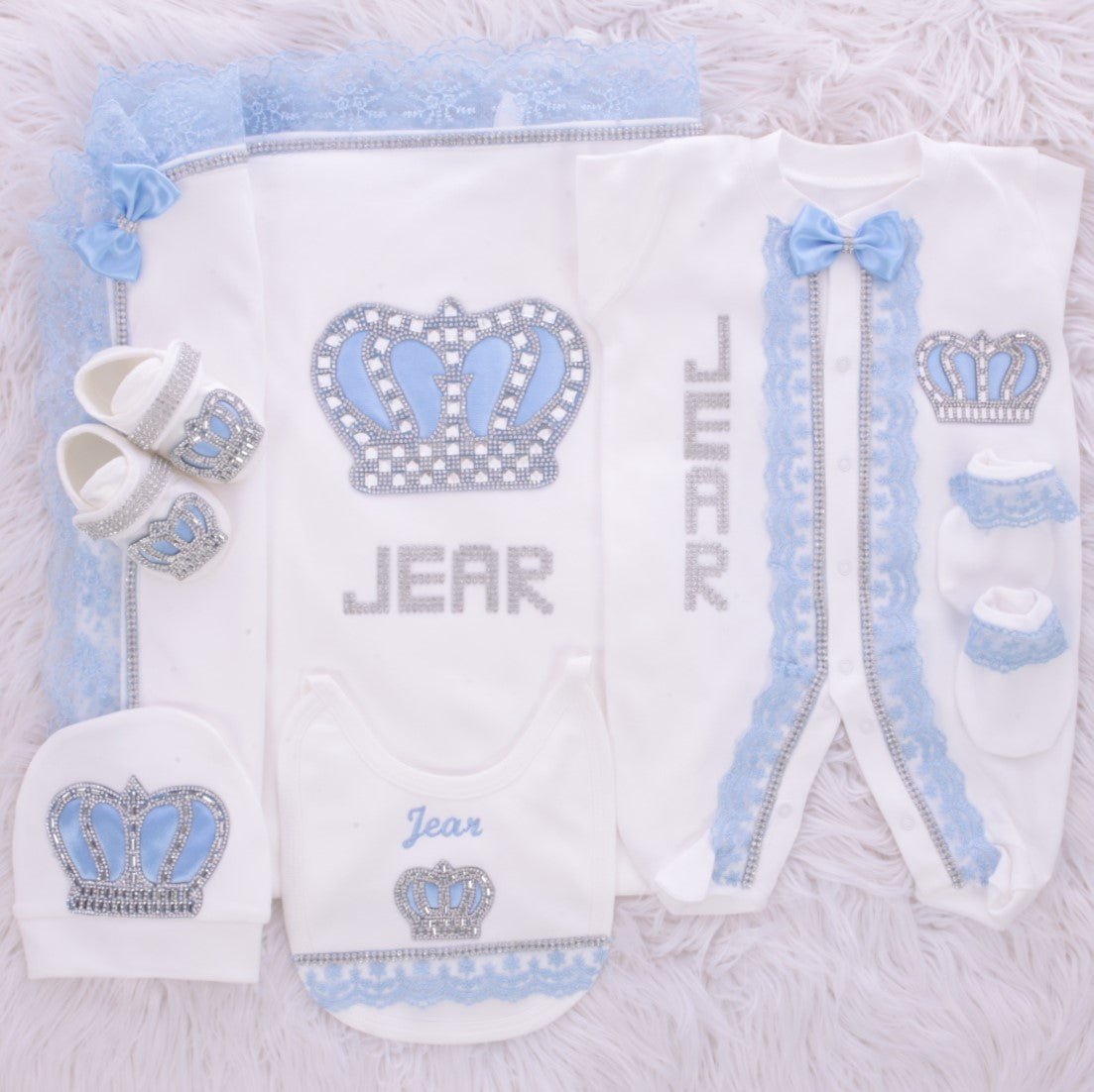 Ensemble bébé Aristocrat bleu