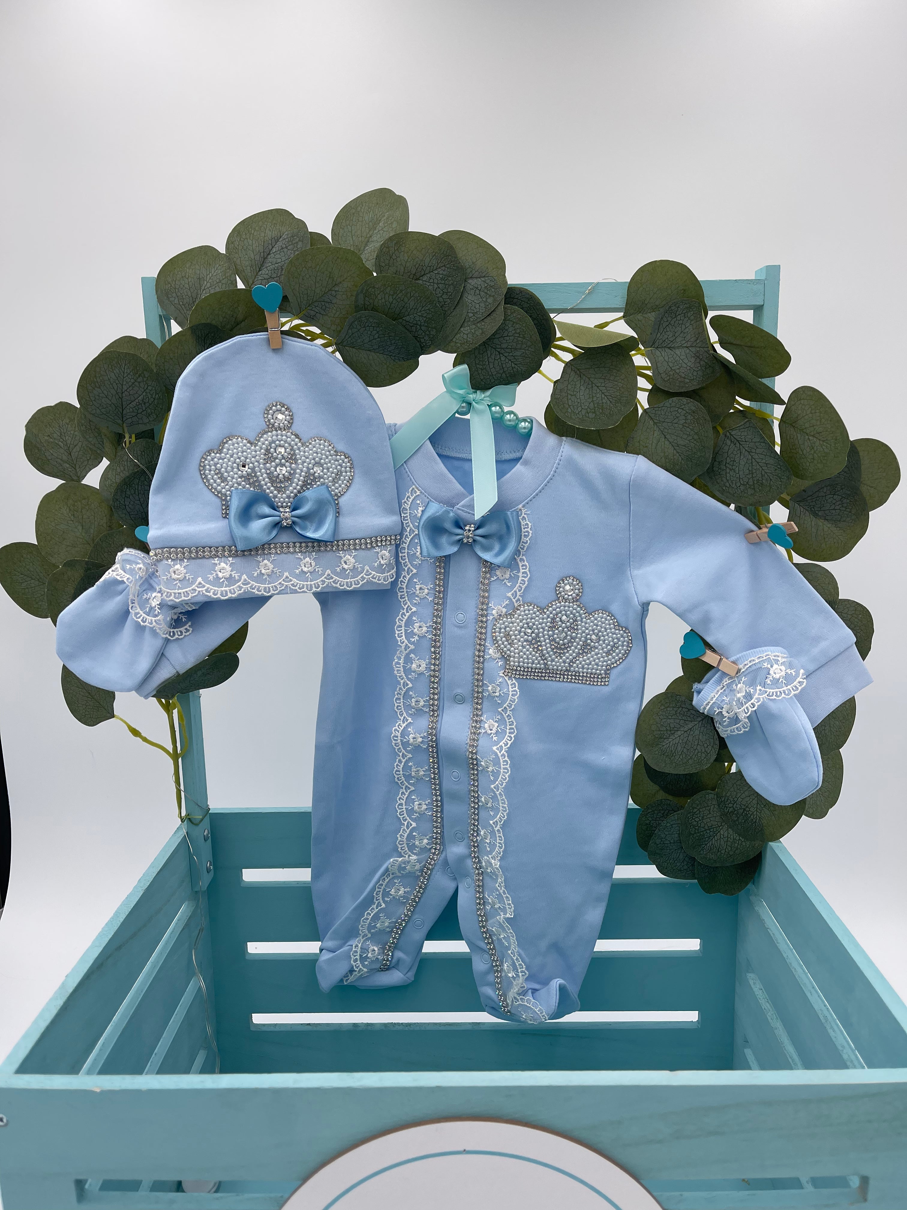 Infant Noble's Blue Elegance Collection