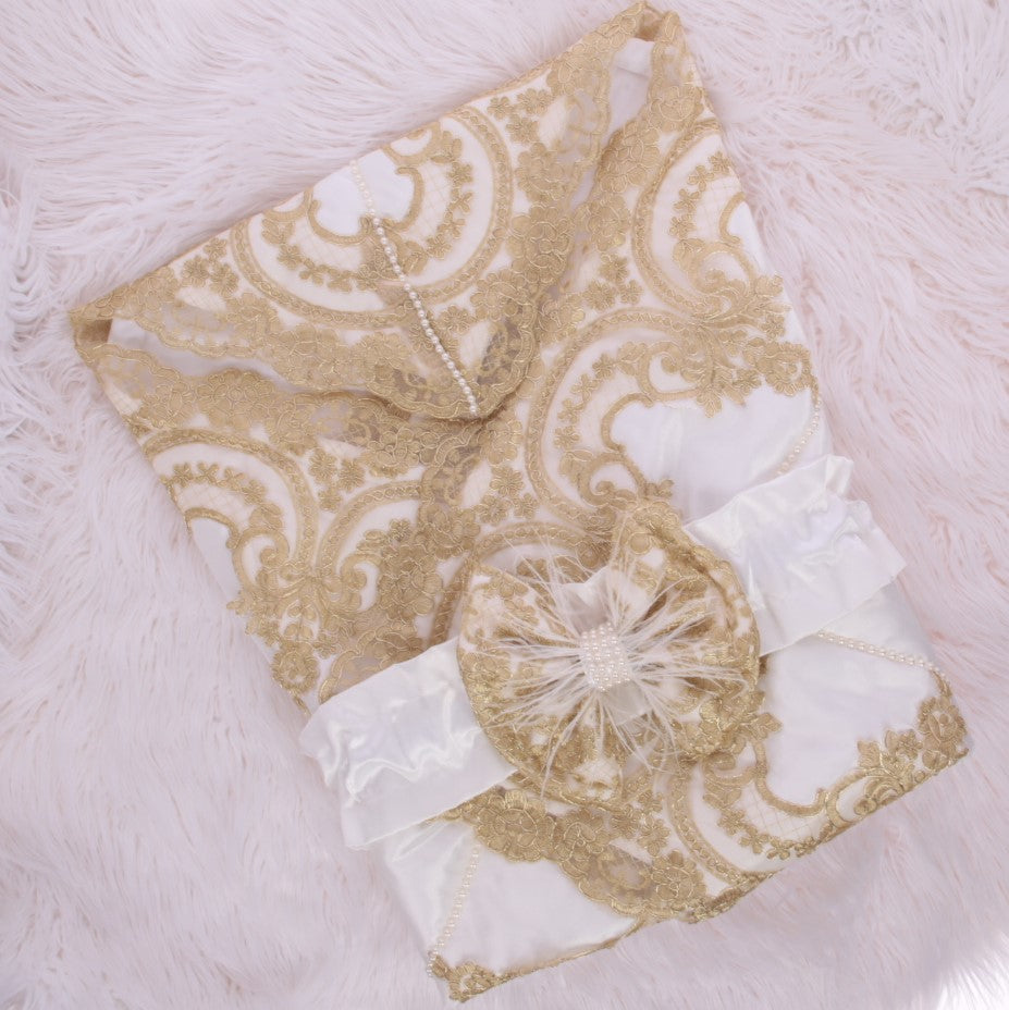 Golden Heirloom Swaddle