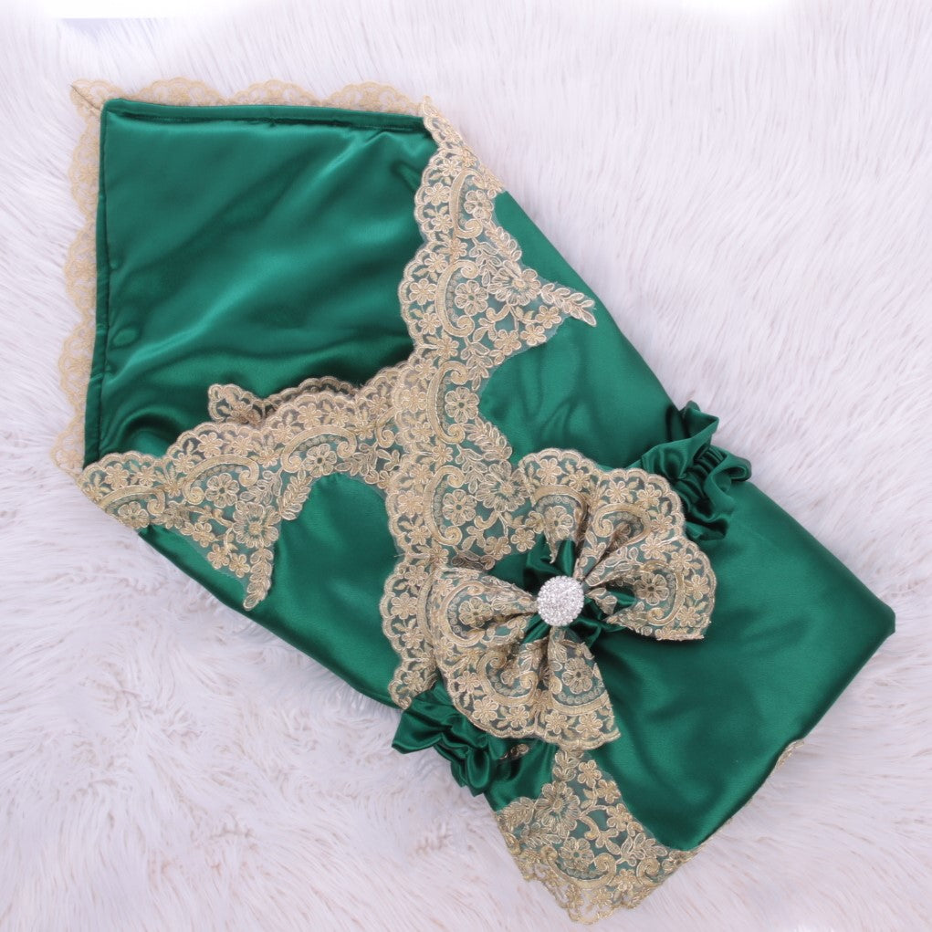 Emerald Royal Blossom Swaddle