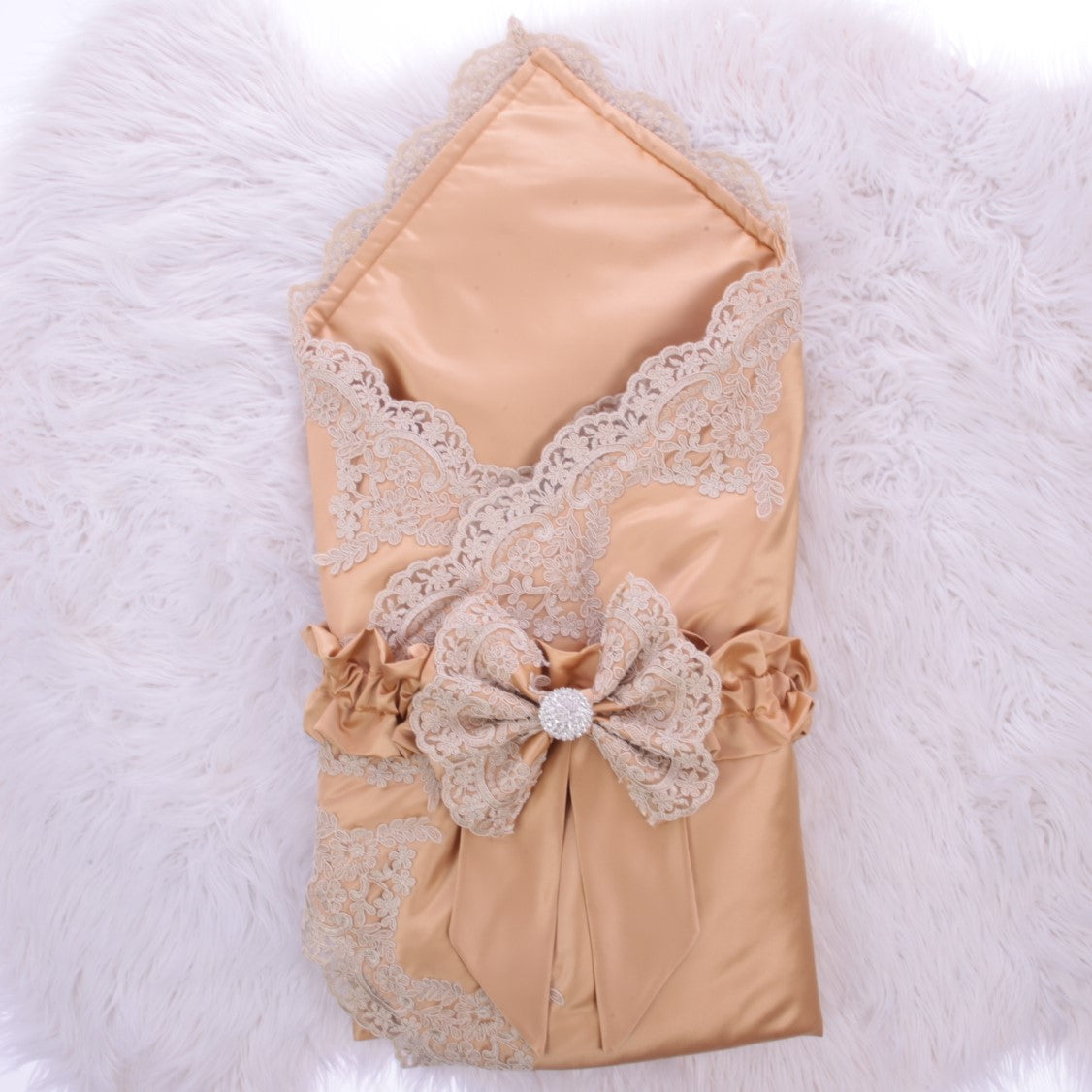 Golden Blossom Luxe Swaddle