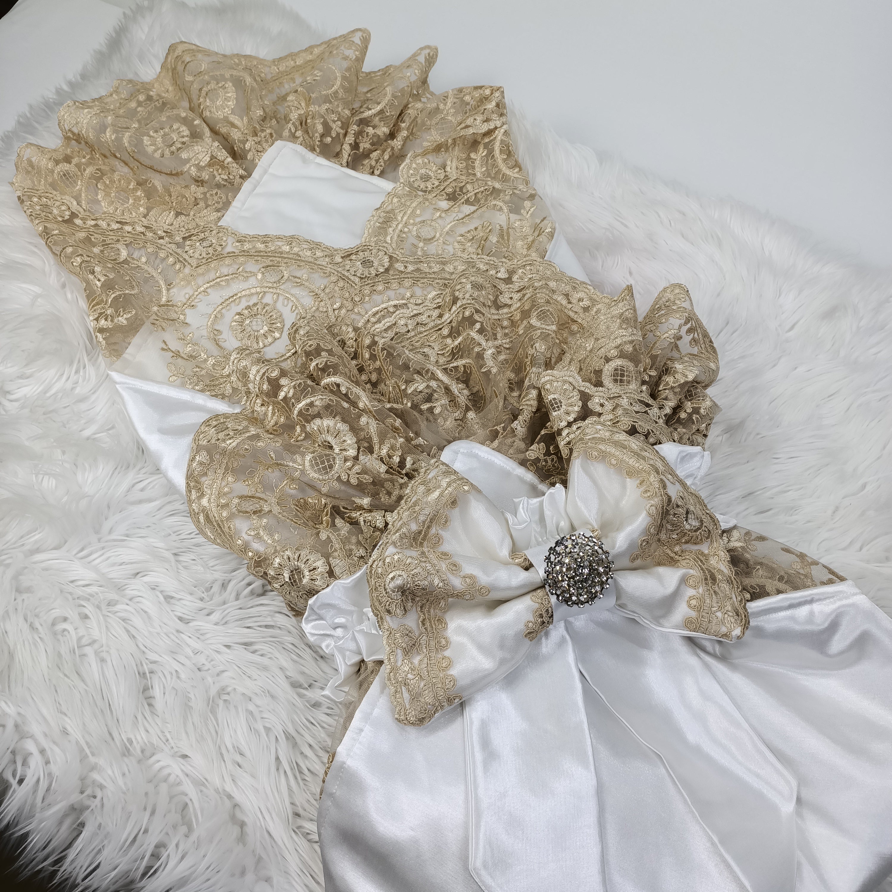 Golden Serenity Luxe Swaddle