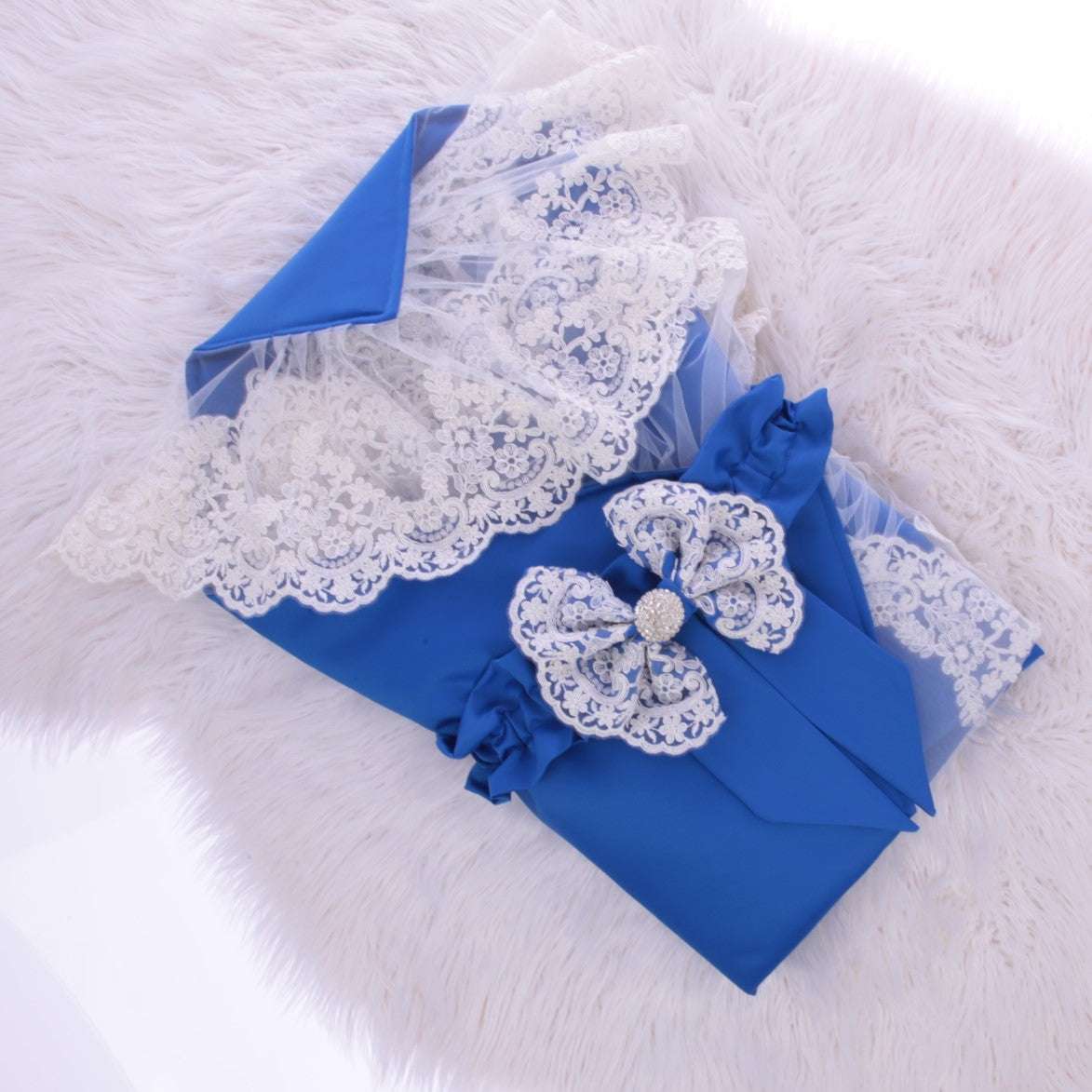 Sapphire Elegance Baby Swaddle