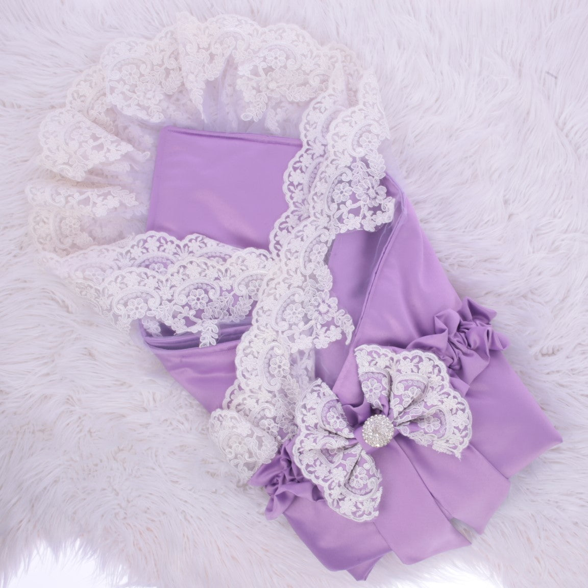 Violet Whisper Baby Swaddle