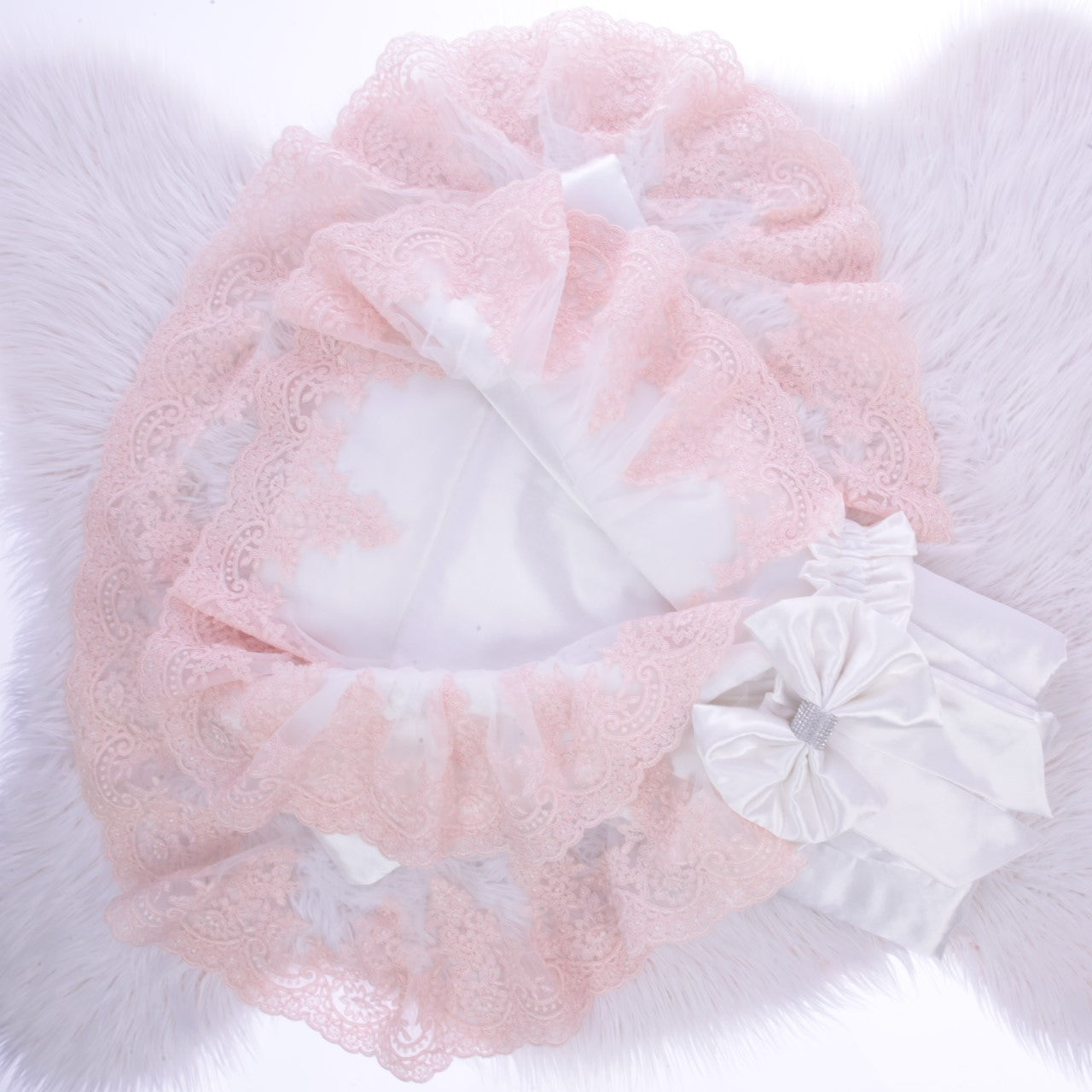 Pink Perfection Luxe Bow Swaddle