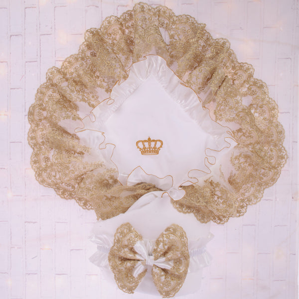 Golden Serenity Luxe Swaddle