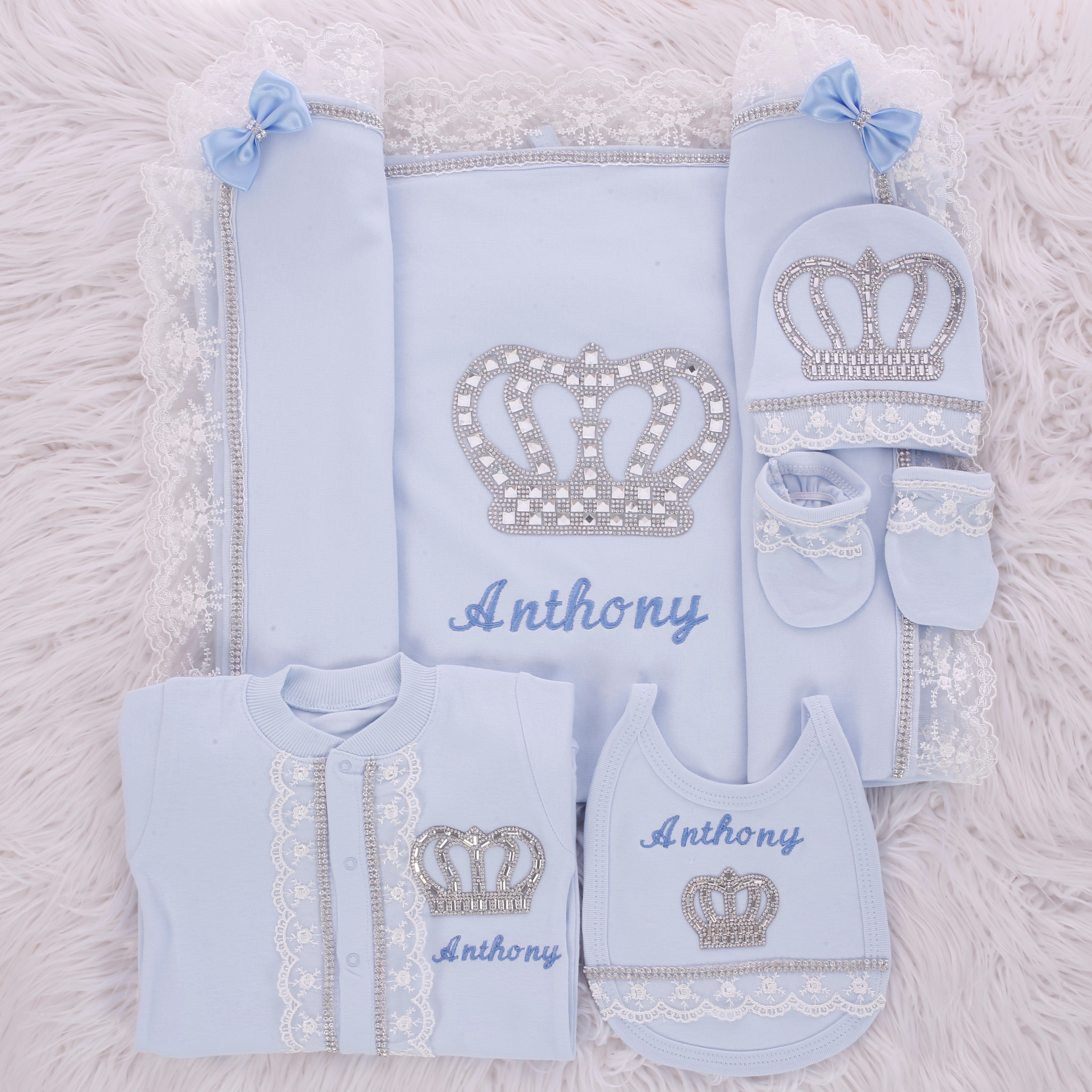 Regal Blue and White Bliss Set