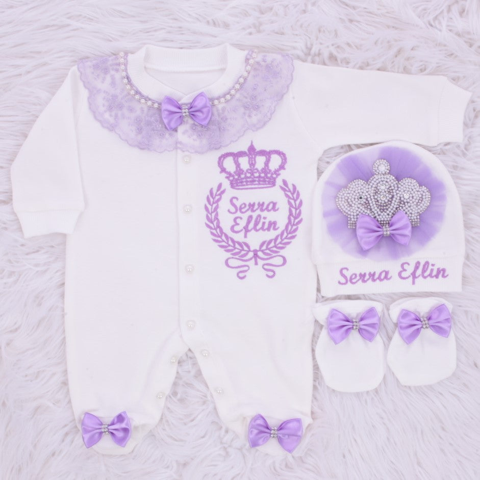 Majestic Violet Blossom Set