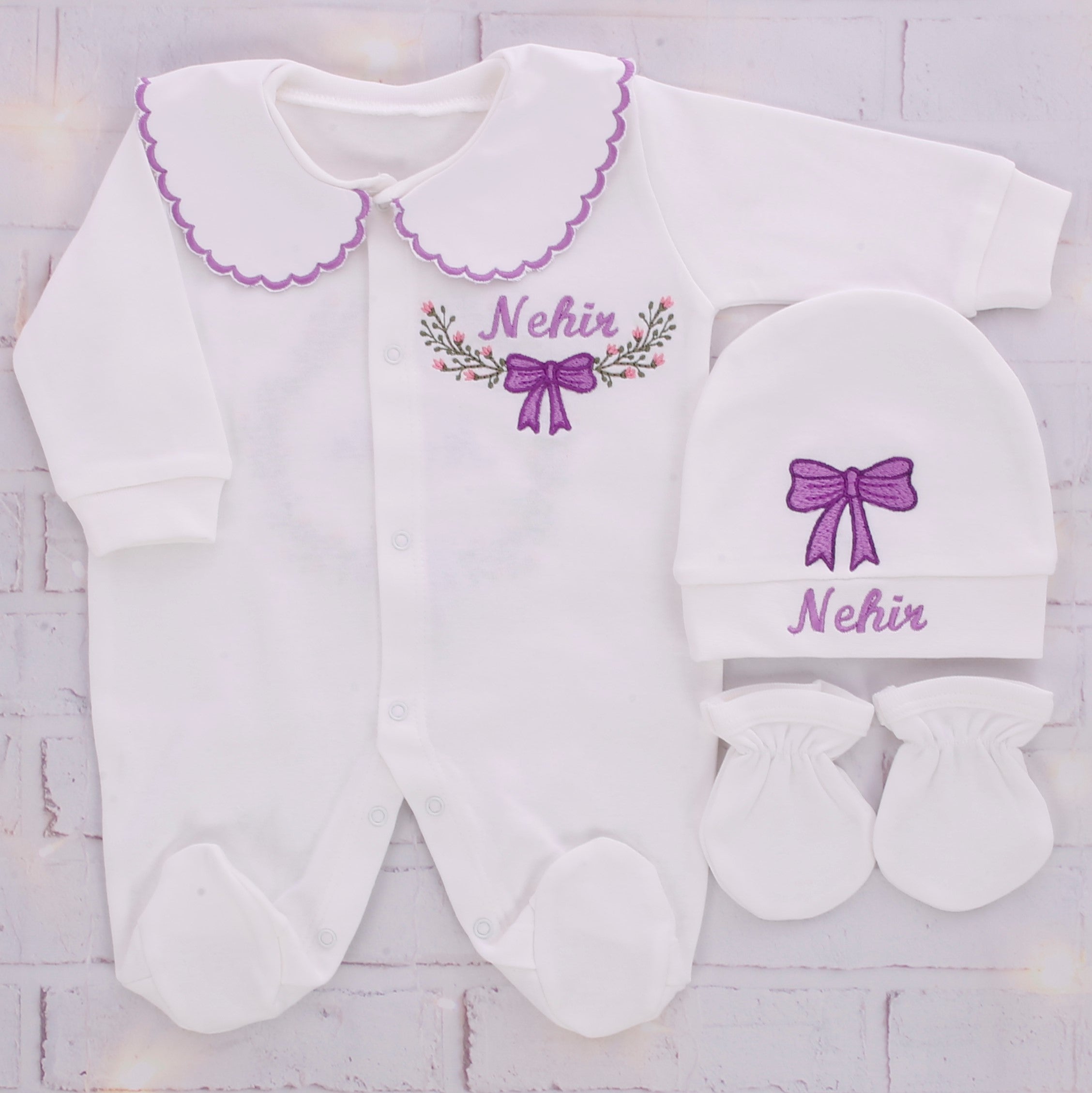 Floral Bow Princess Set