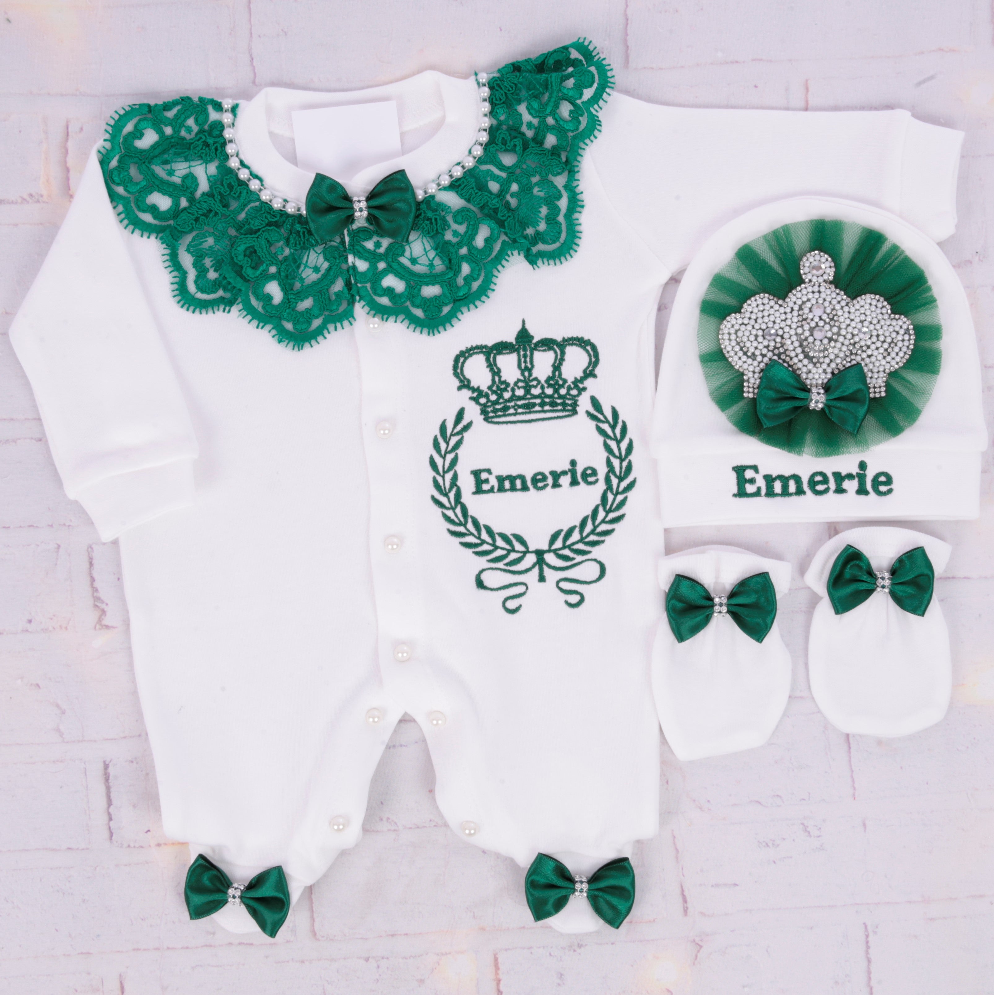 Emerald Elegance Royal Set