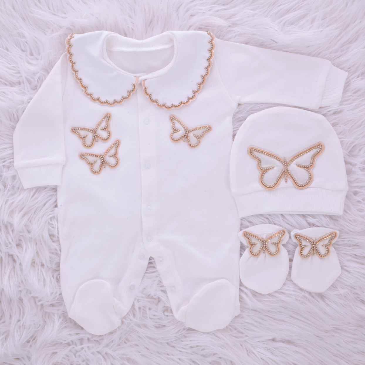 Golden Butterfly Bliss Set