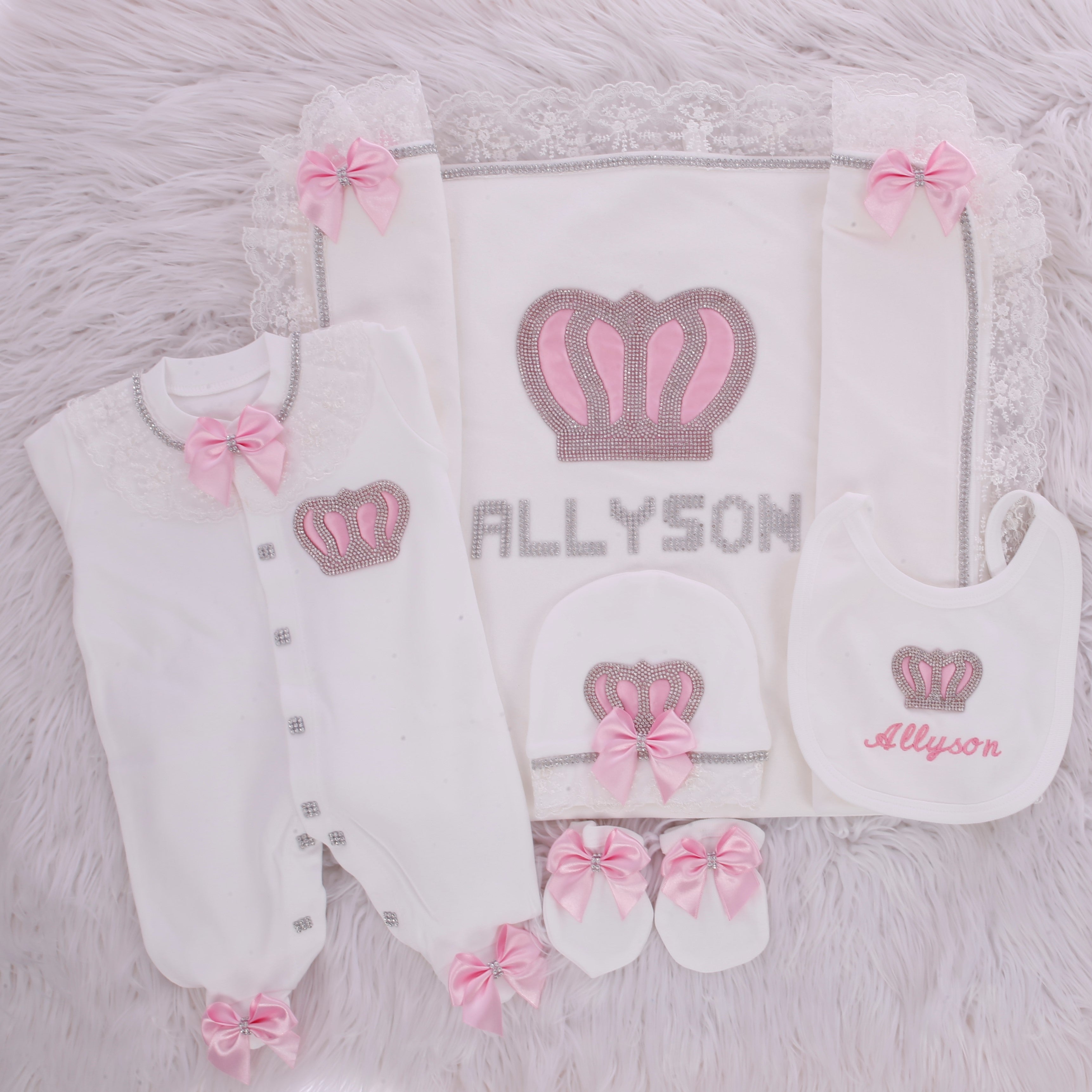 Blossom Pink Lace Treasure Set