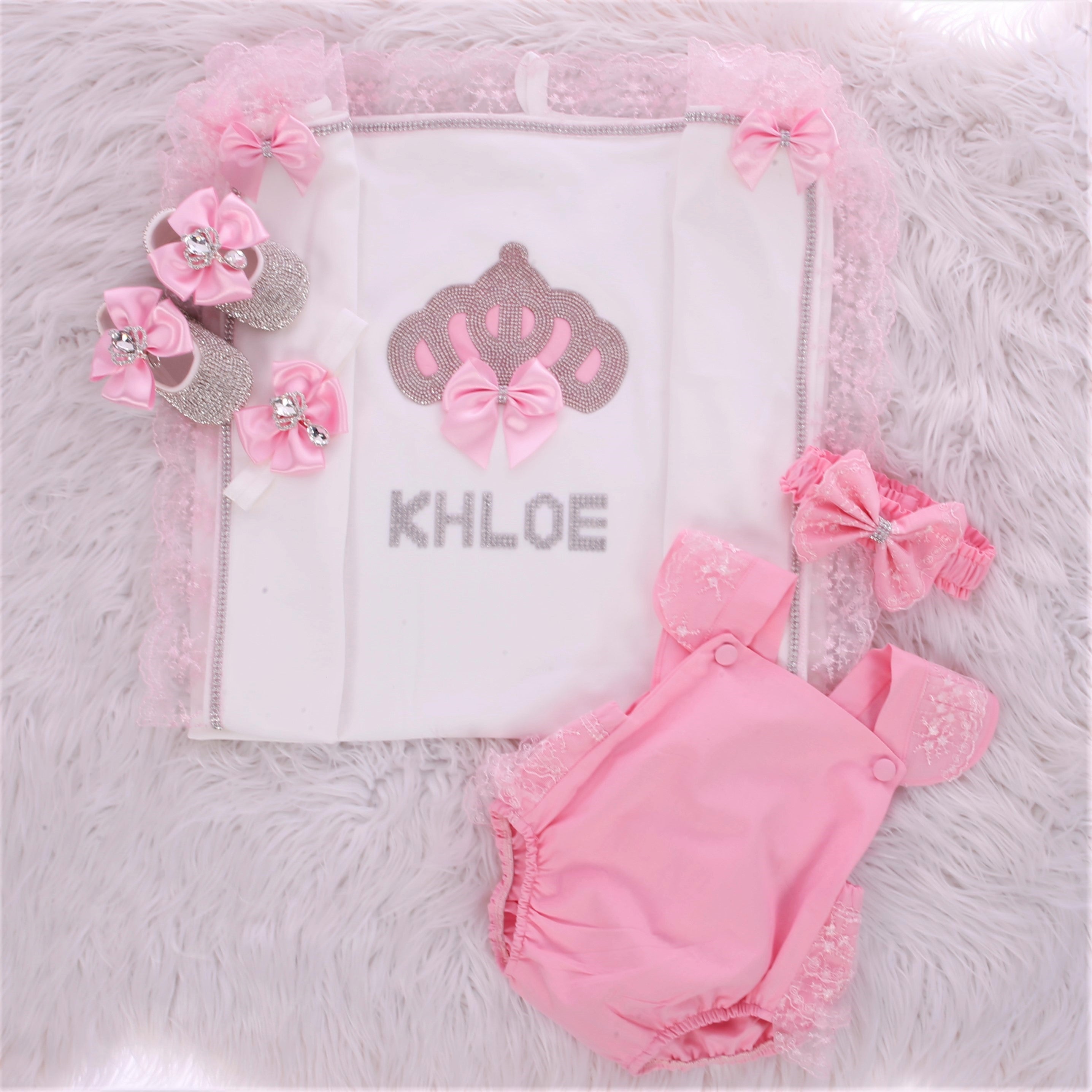 Coffret adorable trésor rose pour bébé